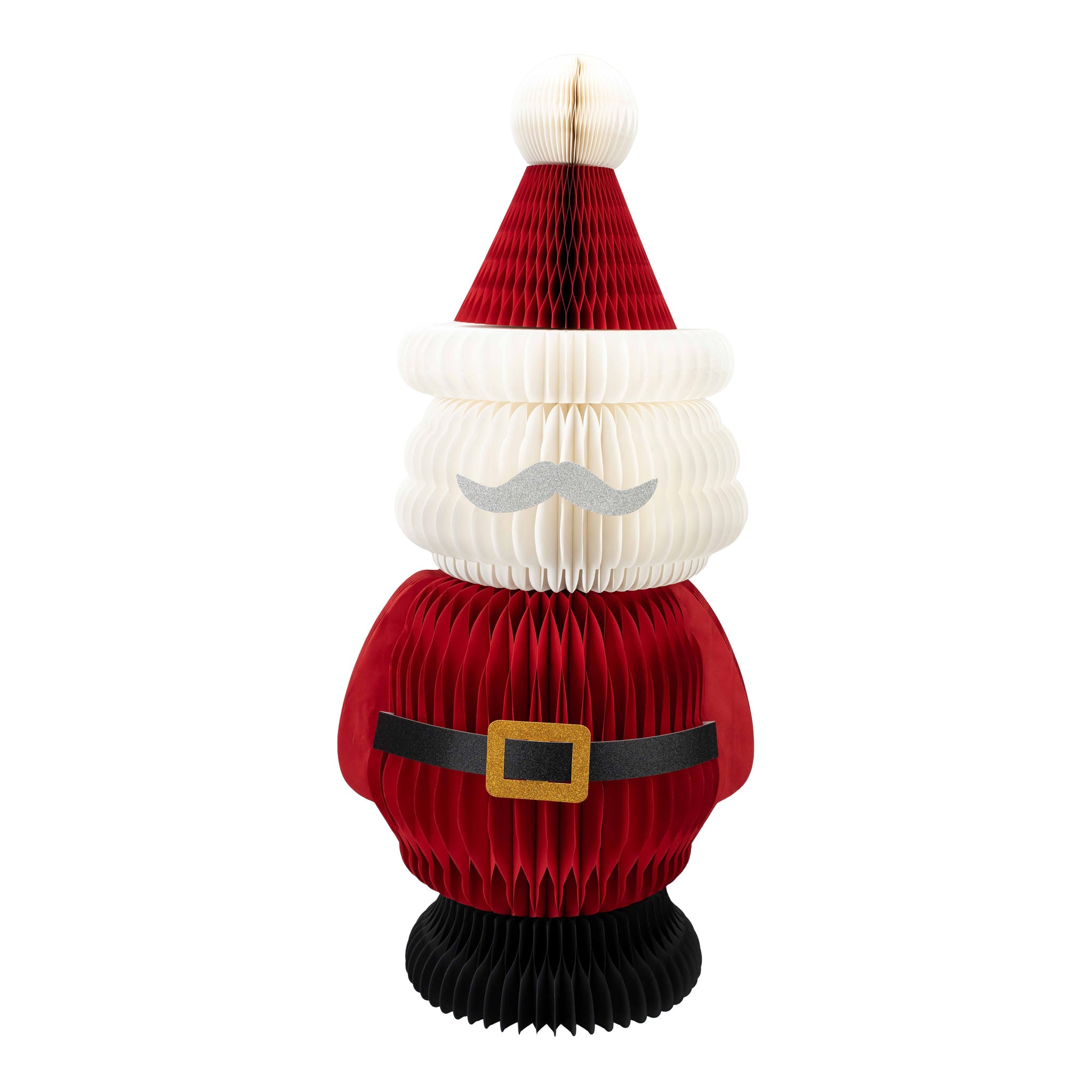 100cm Red Paper Santa Claus - Seasonal Decor