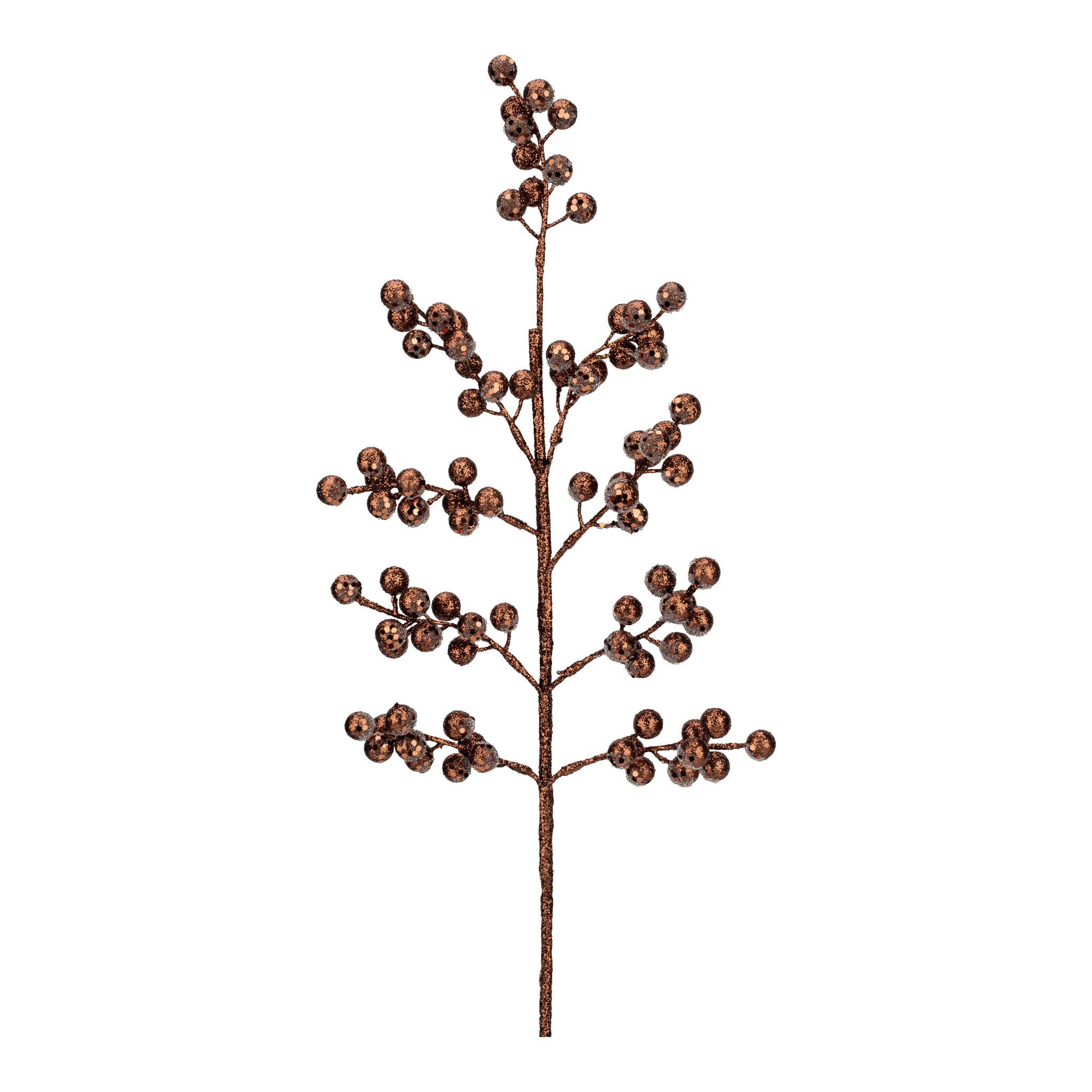 Brown Berry Spray - Seasonal Decor