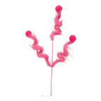 Pink Fluffy Coil Spray - Seasonal Decor
