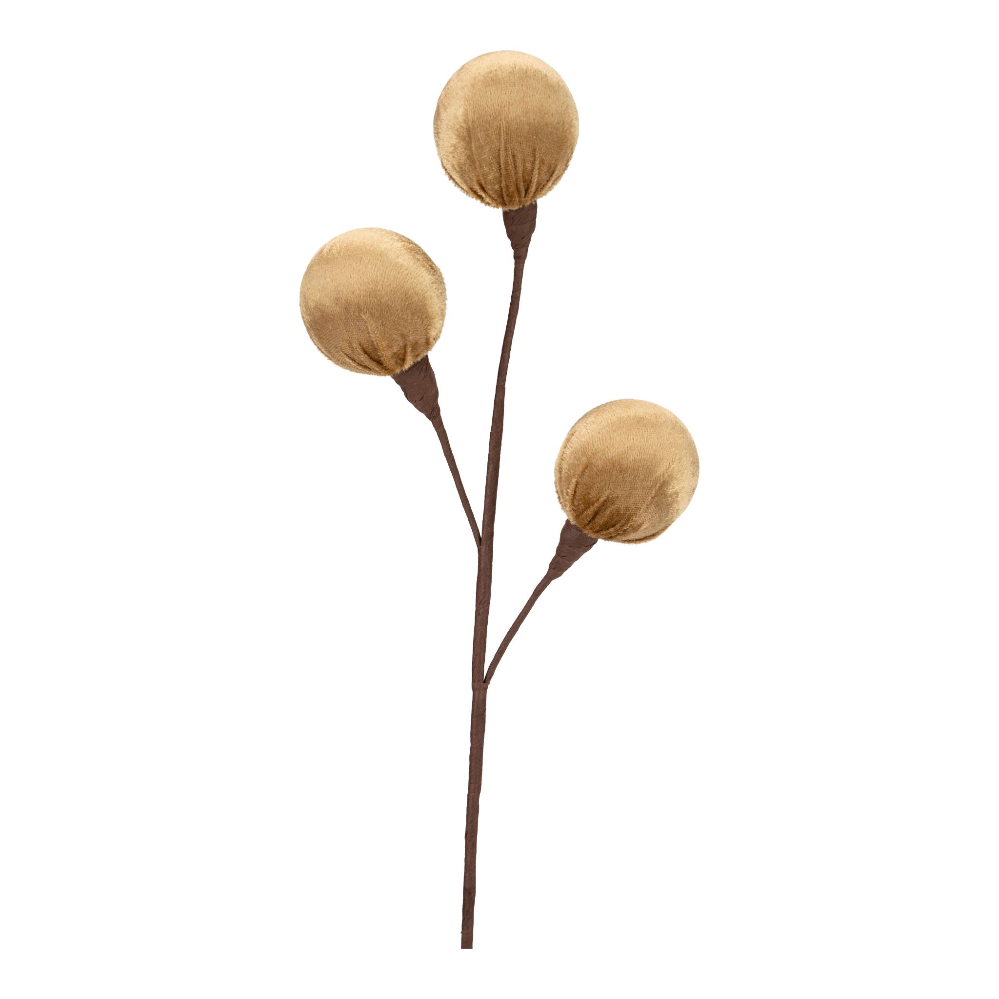 Latte 3 Ball Spray - Seasonal Decor