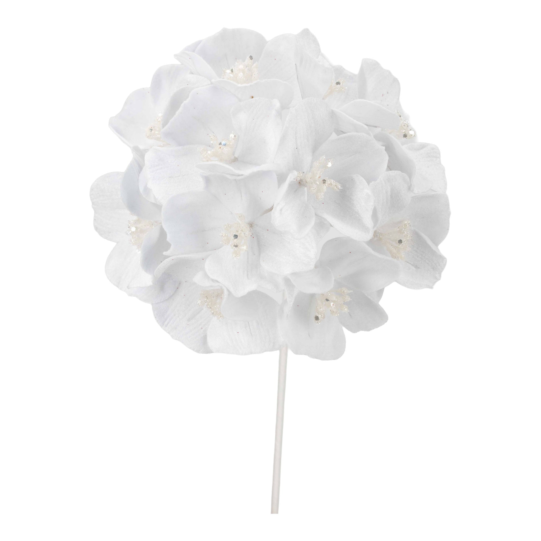 White Christmas Hydrangea Flower - Seasonal Decor