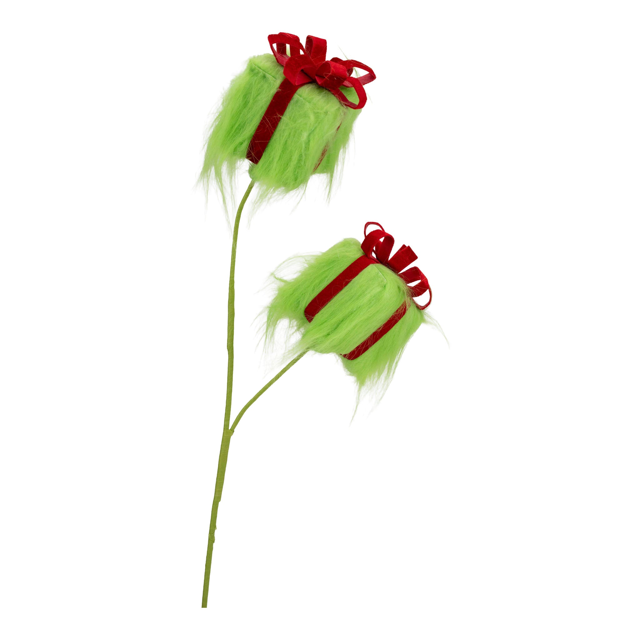 Green Fluffy 2 Box Spray - Seasonal Decor
