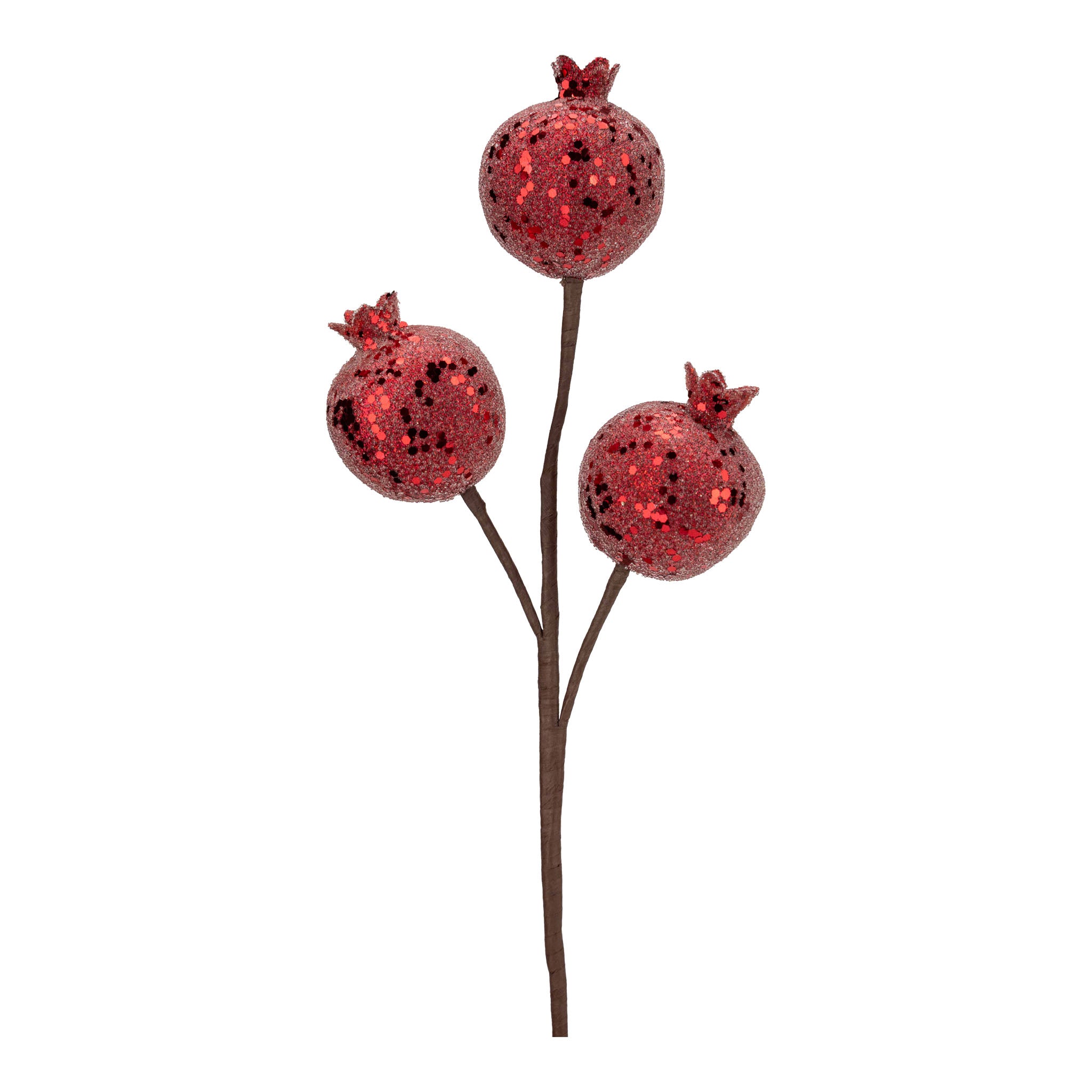 Burgundy Gumnut Spray - Seasonal Decor