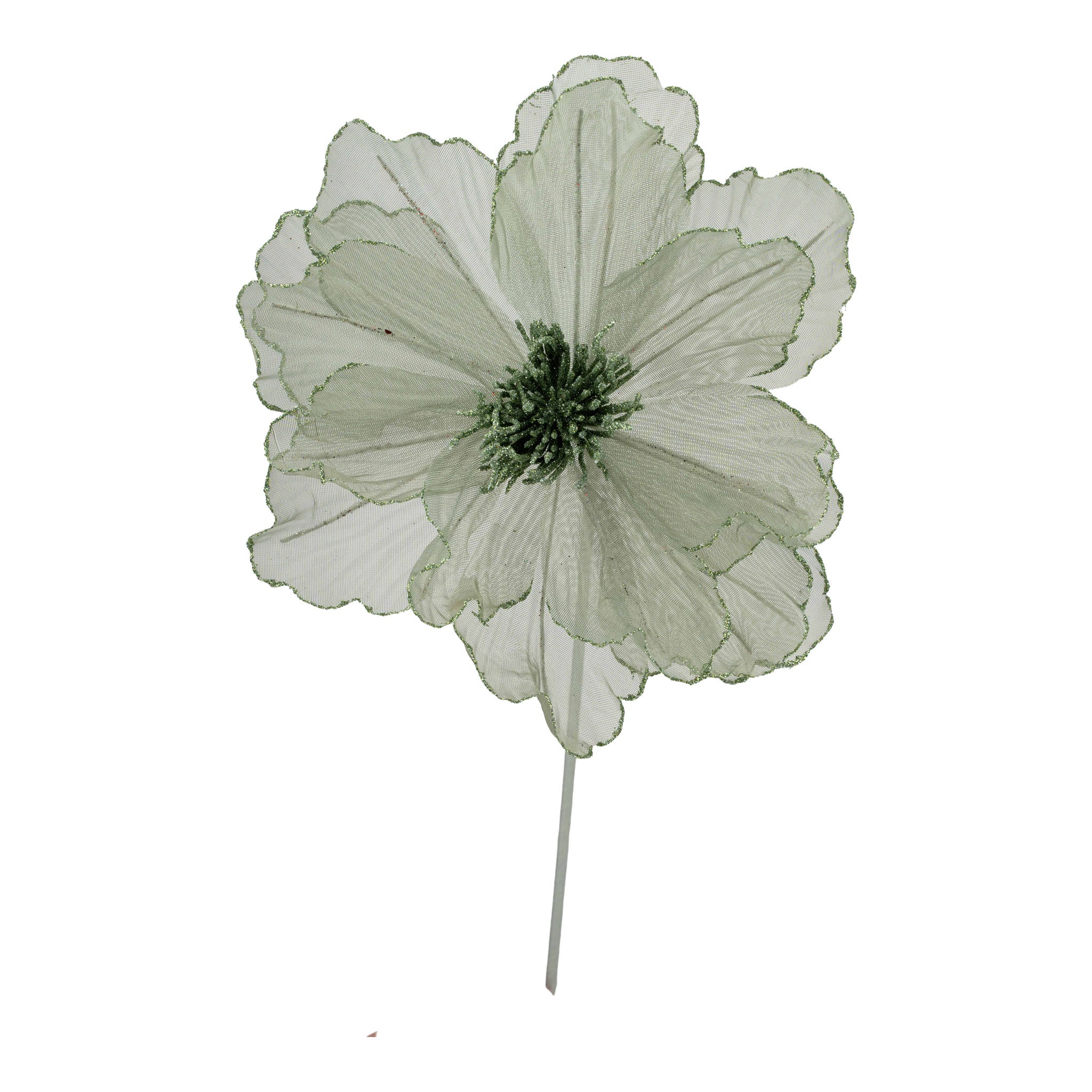 Sage Sheer Flower - Seasonal Decor