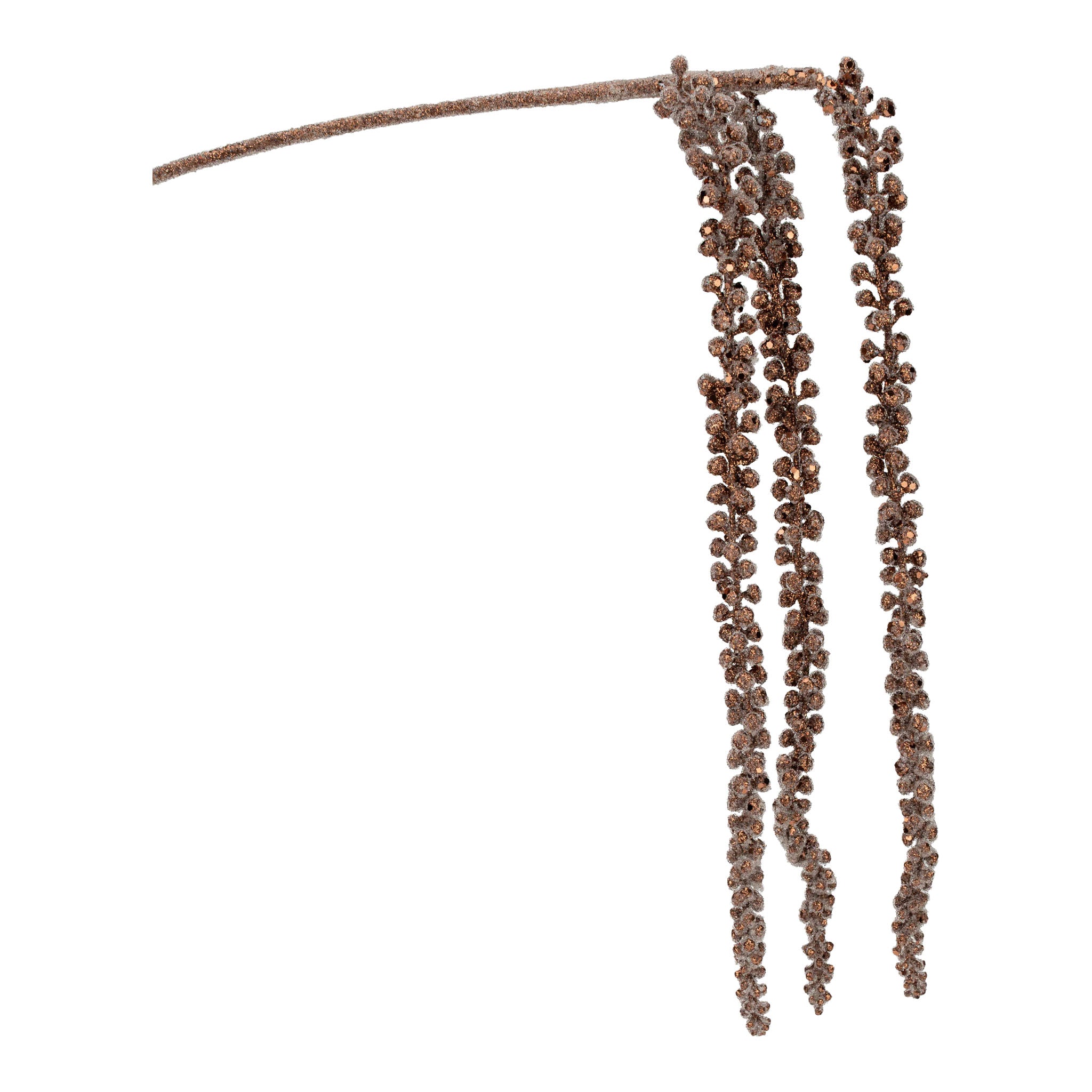 Brown Weeping 3 Branch Spray - Seasonal Decor
