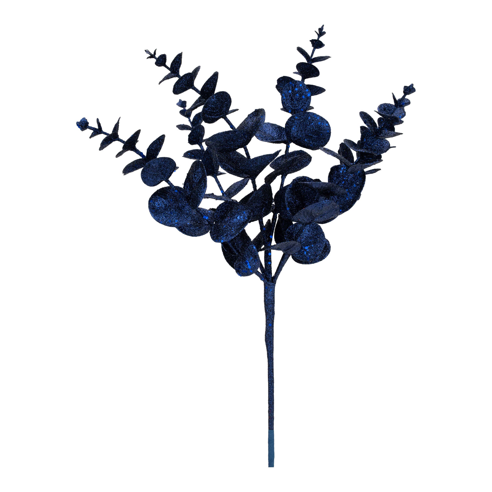 Midnight Blue Gum Leaves Spray - Seasonal Decor