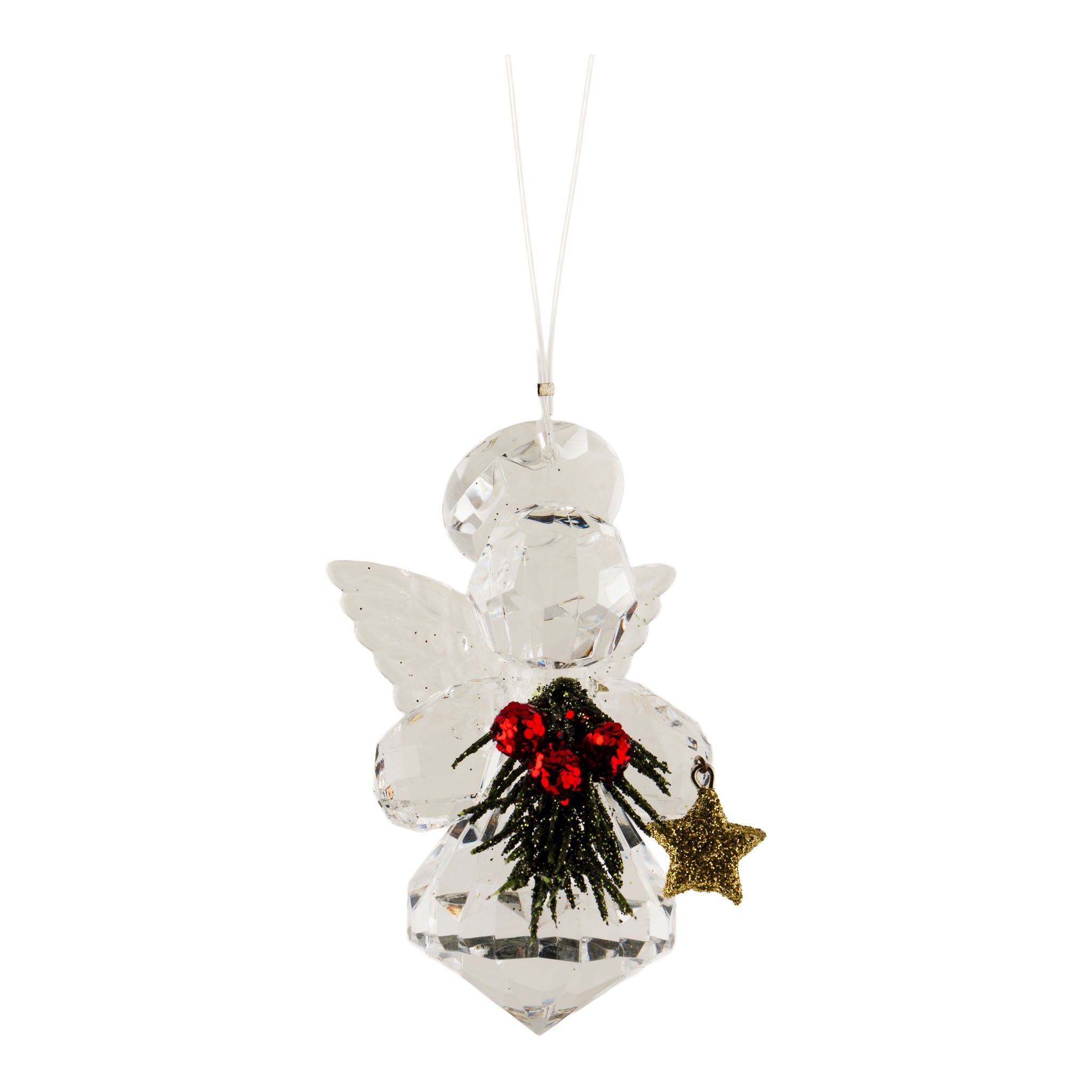 8cm Crystal Angel Hanging - Seasonal Decor
