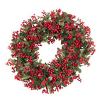 90cm Red Berry Wreath - Seasonal Decor