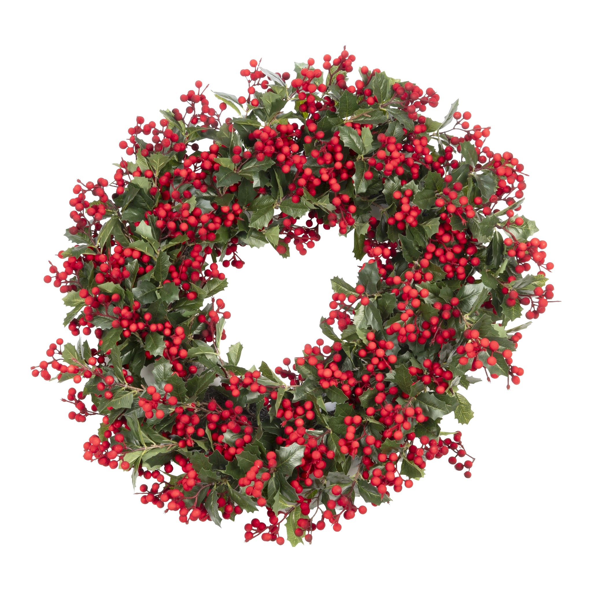 90cm Red Berry Wreath - Seasonal Decor