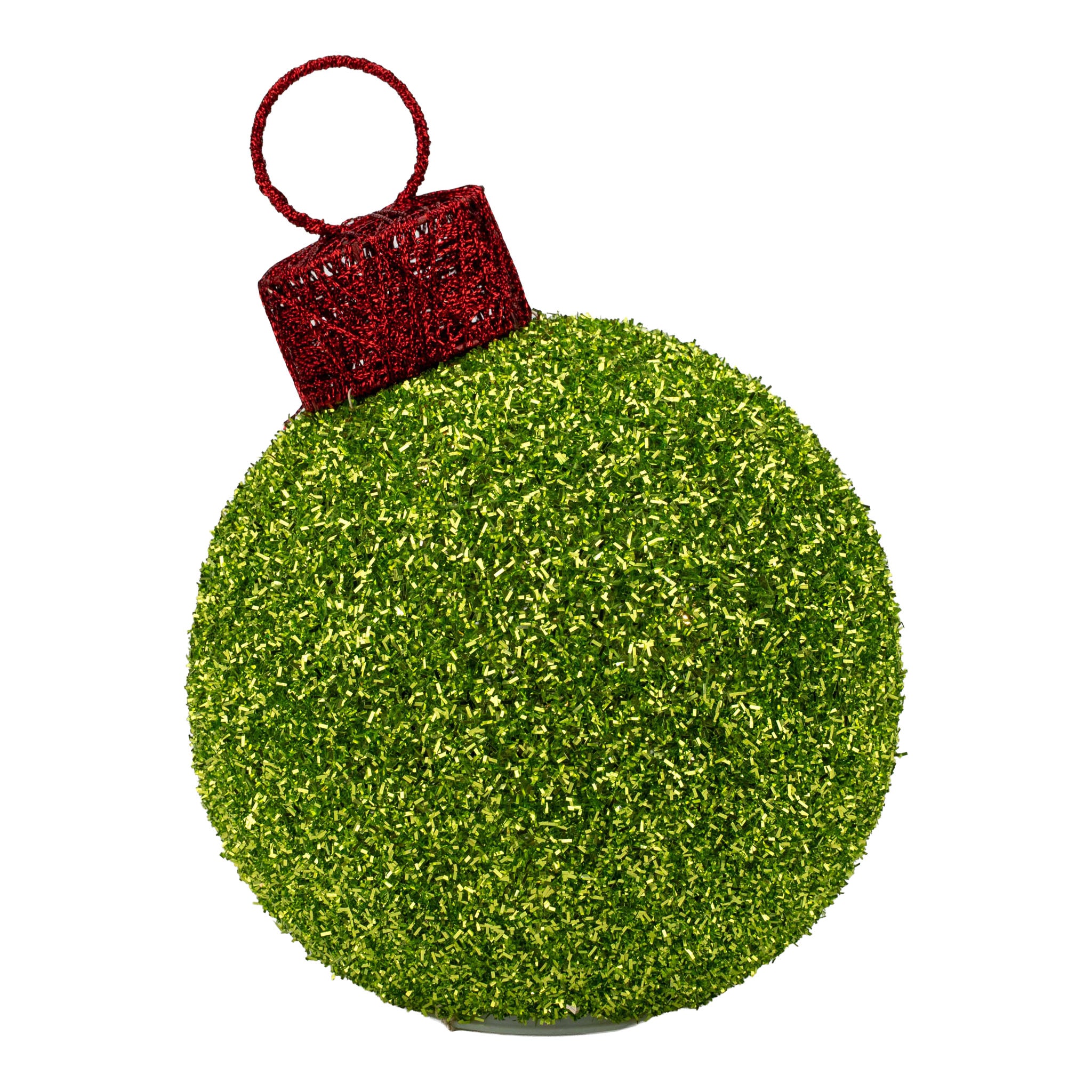 28cm Green Bauble LED - Seasonal Decor
