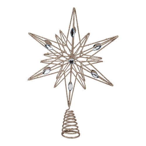 34cm Starburst Tree Topper - Seasonal Decor
