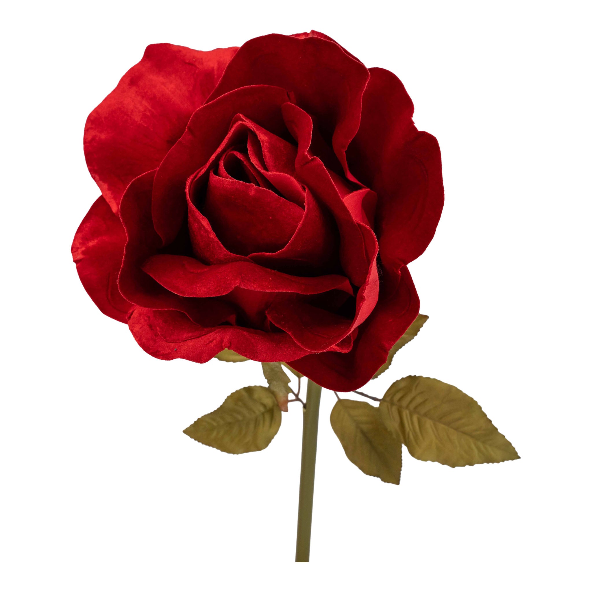 25cm Red Rose Large - Seasonal Decor