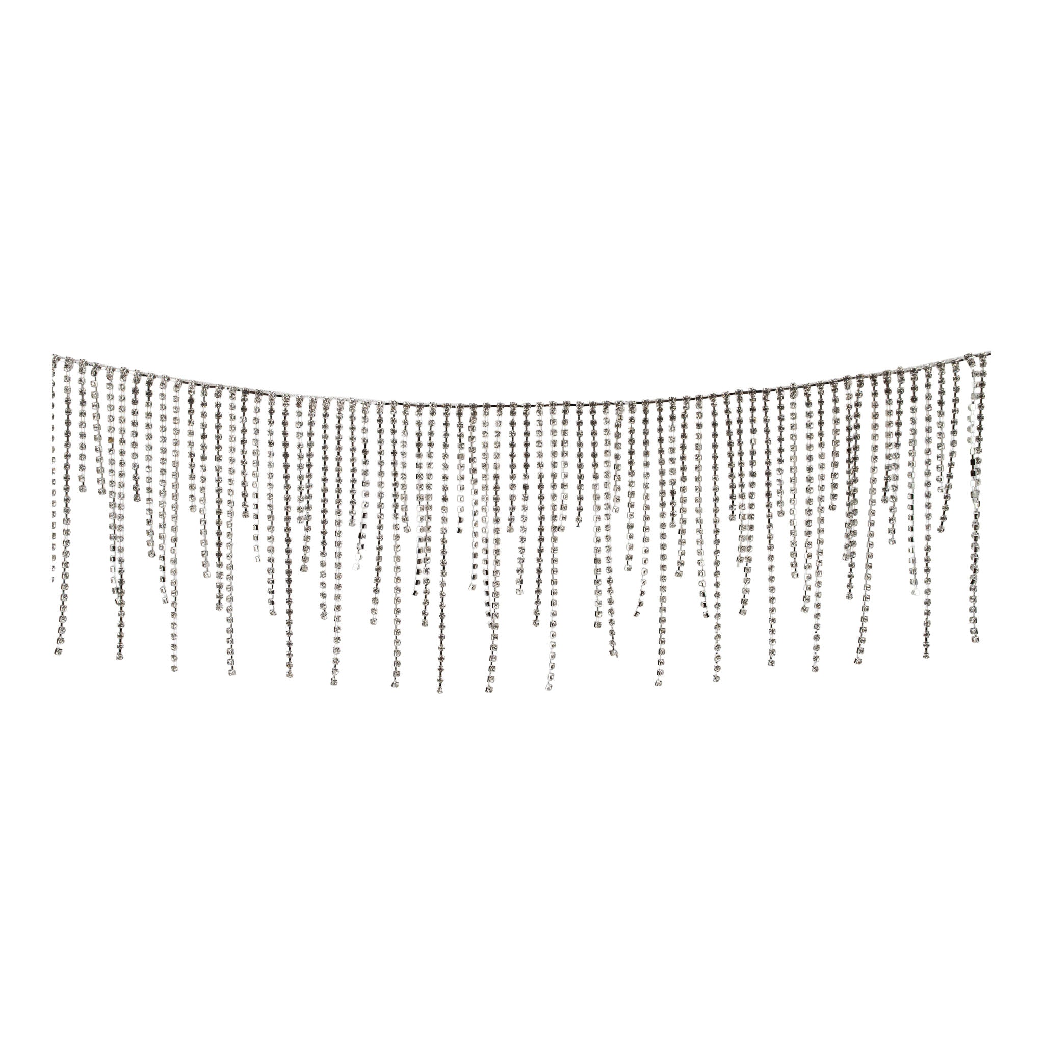 157cm Silver Garland - Seasonal Decor
