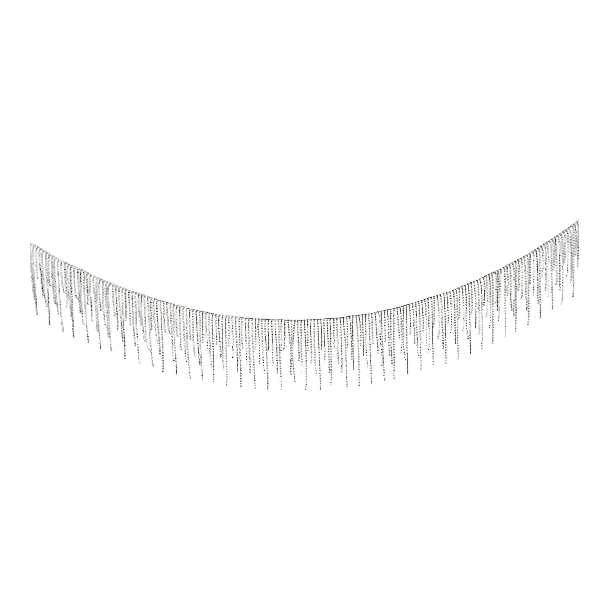 157cm Silver Garland - Seasonal Decor