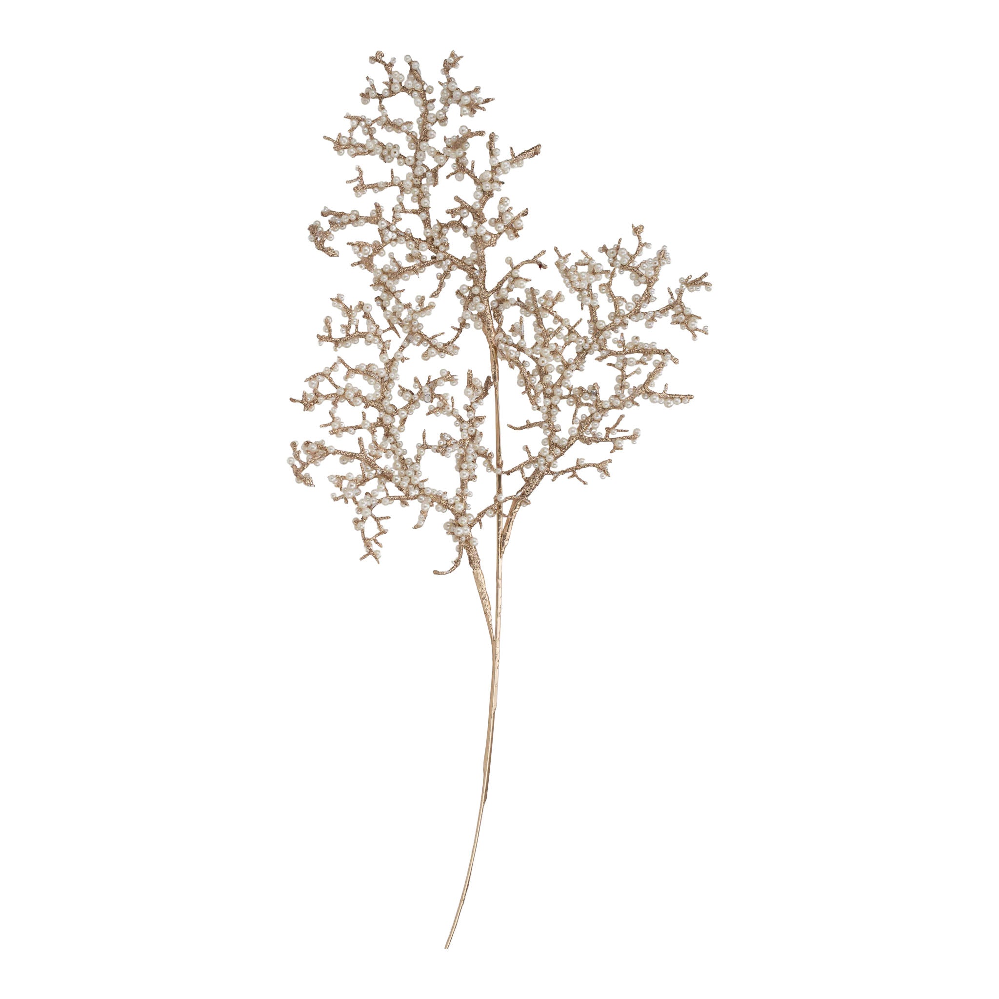 73cm White Ball Spray - Seasonal Decor