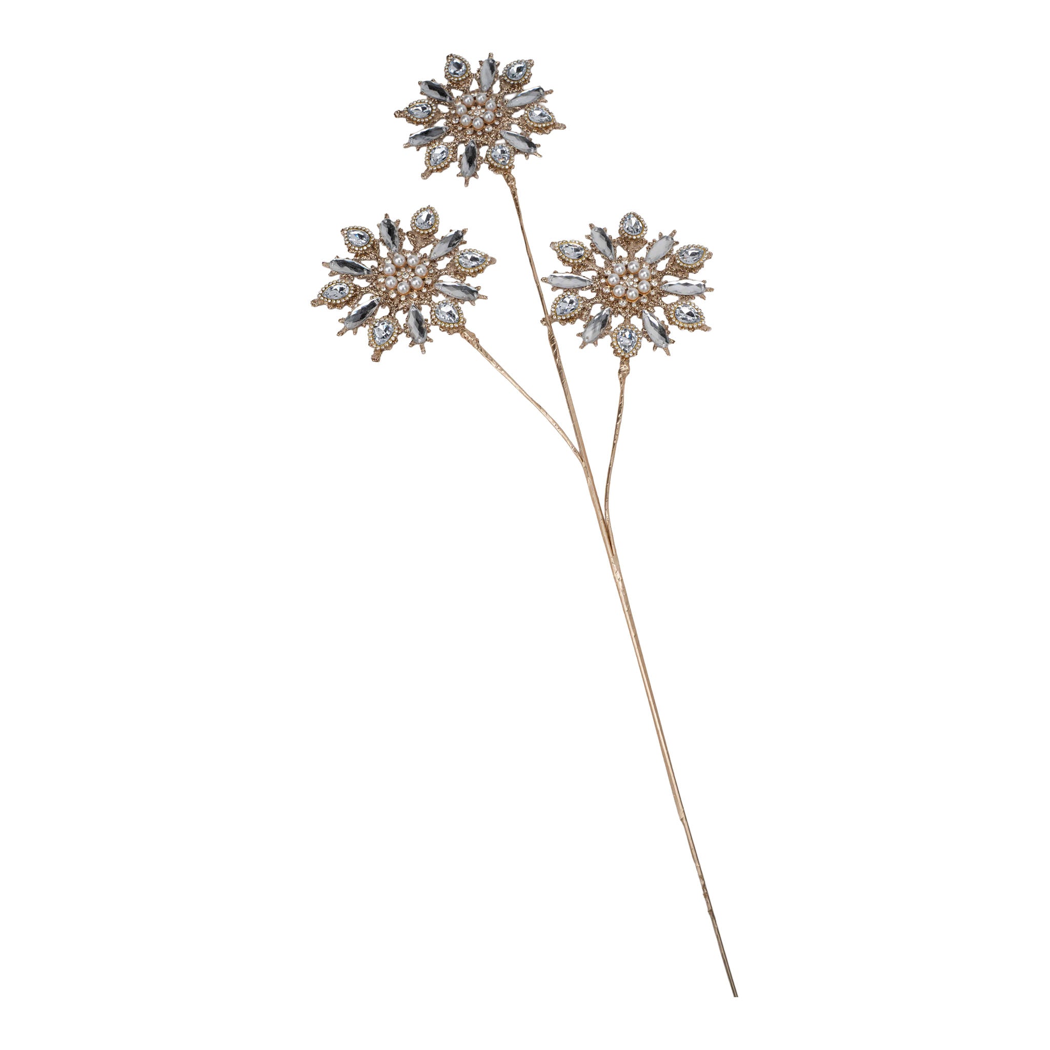 73cm Starburst 3 Spike Spray - Seasonal Decor