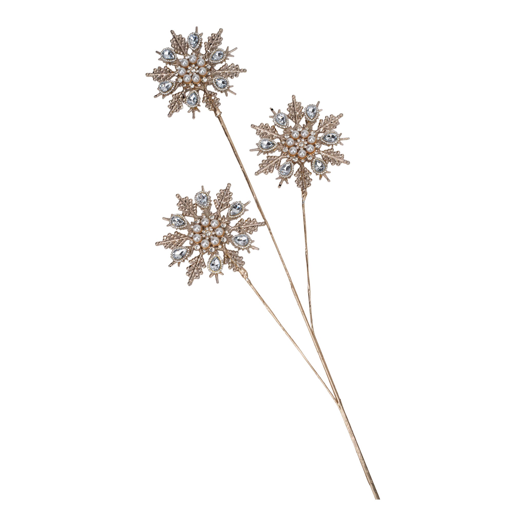 76cm Starburst 3 Spike Spray - Seasonal Decor