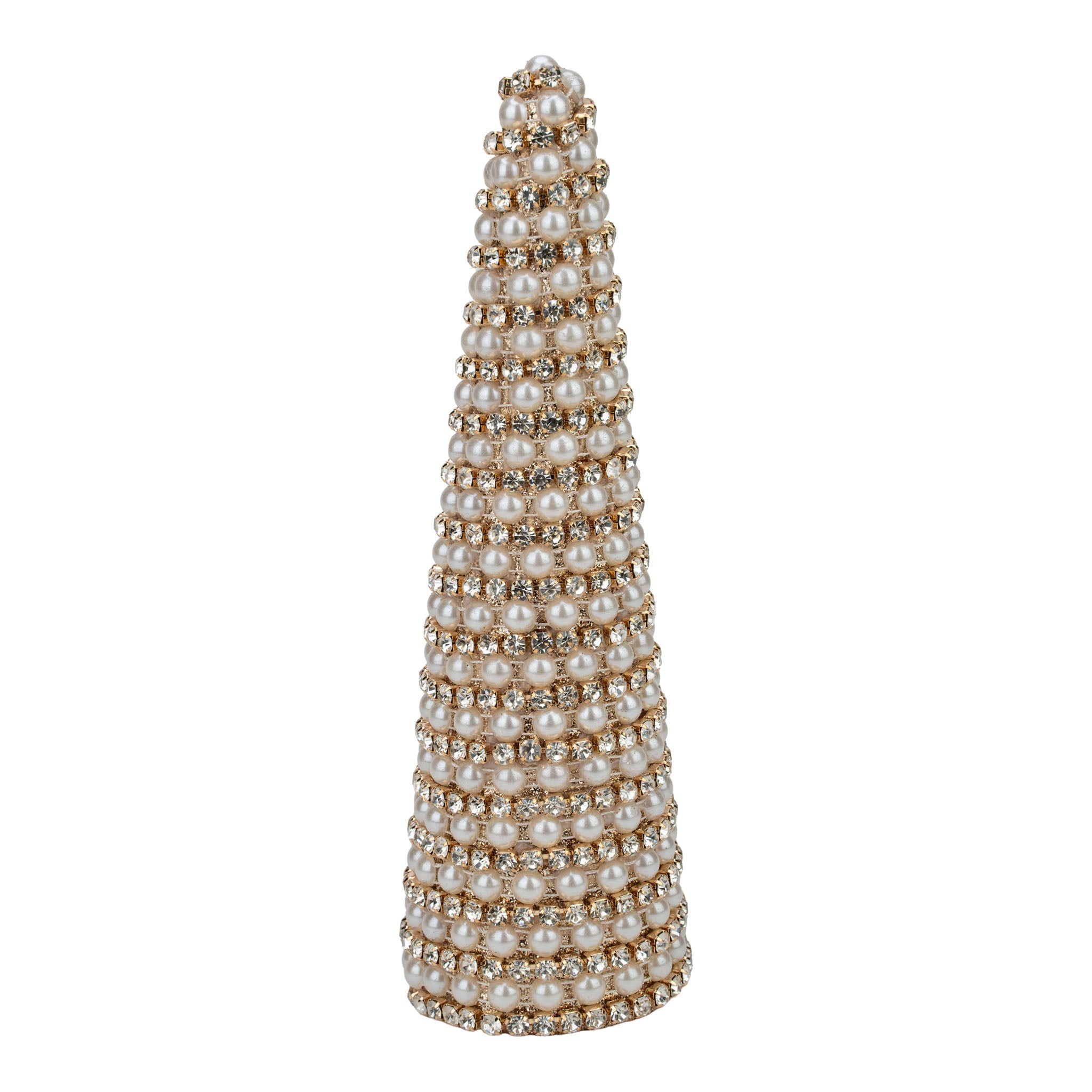 26cm Pearl Swirl Trees - Seasonal Decor