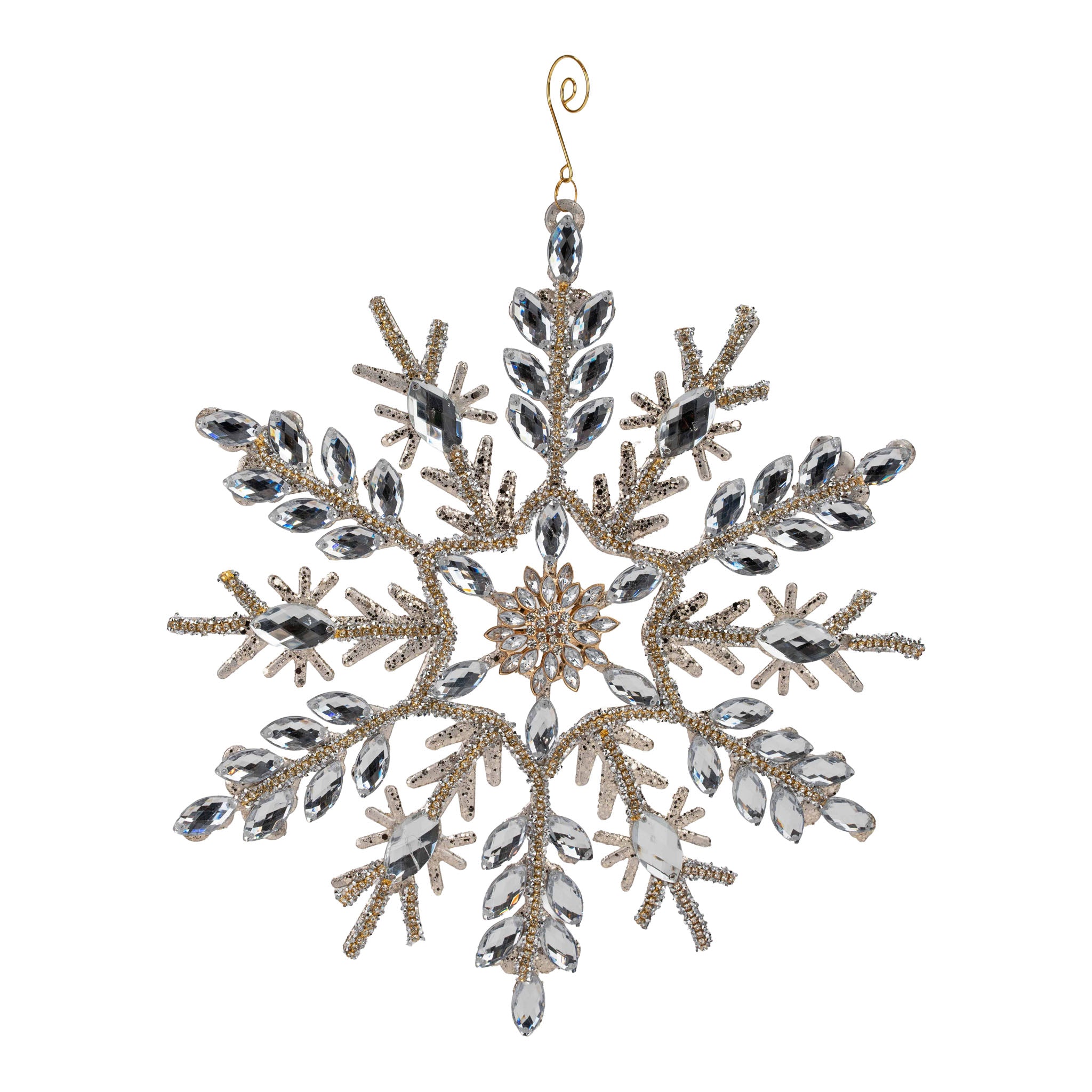 35cm Beaded Acrylic Starburst - Seasonal Decor