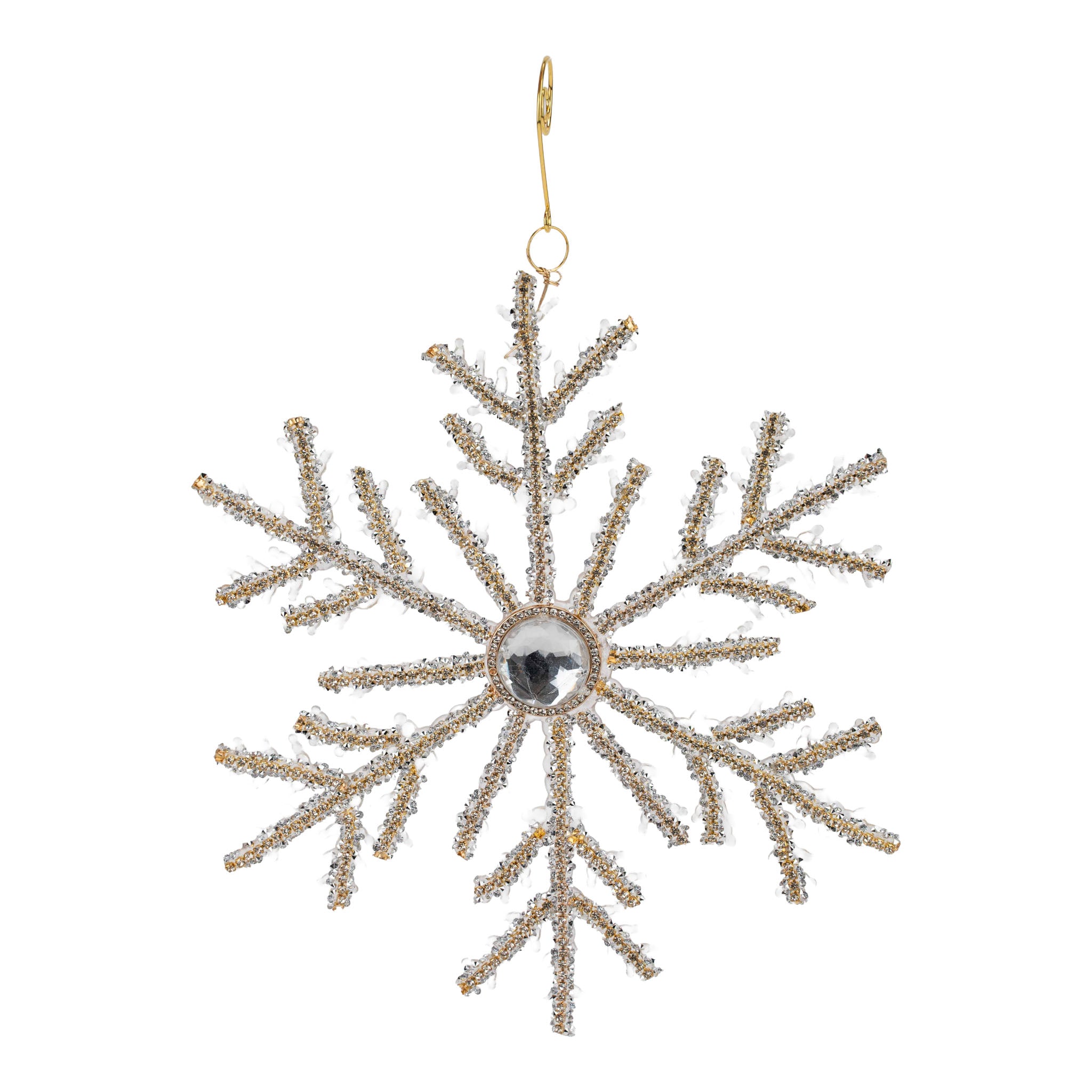 25cm Beaded Starburst - Seasonal Decor