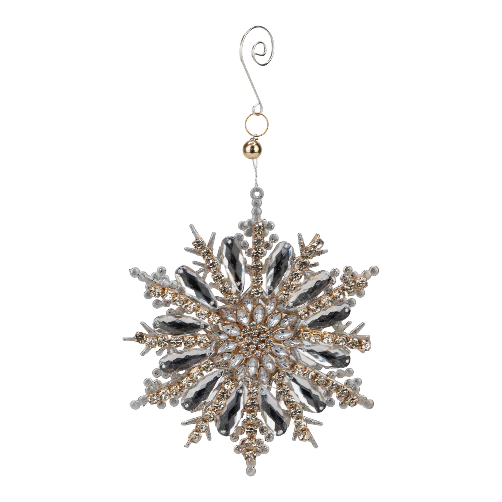 22cm Beaded Acrylic Starburst - Seasonal Decor