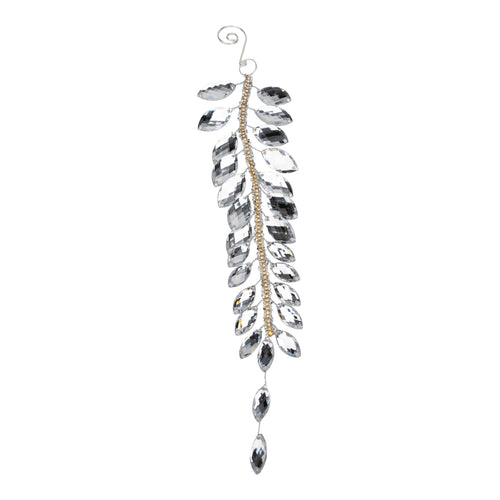 22cm Acrylic Leaf Hanging - Seasonal Decor