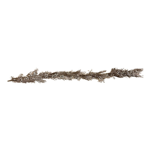 167cm Pearl Gold Leaf Garland - Seasonal Decor