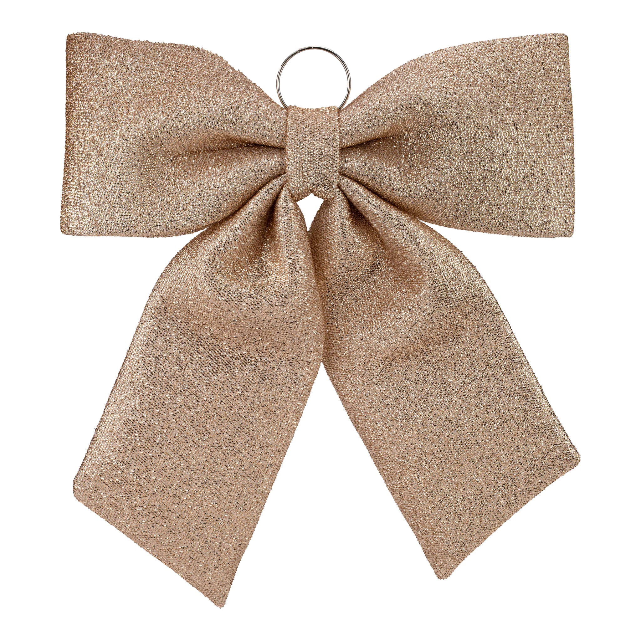52cm Gold Glitter Bow - Seasonal Decor