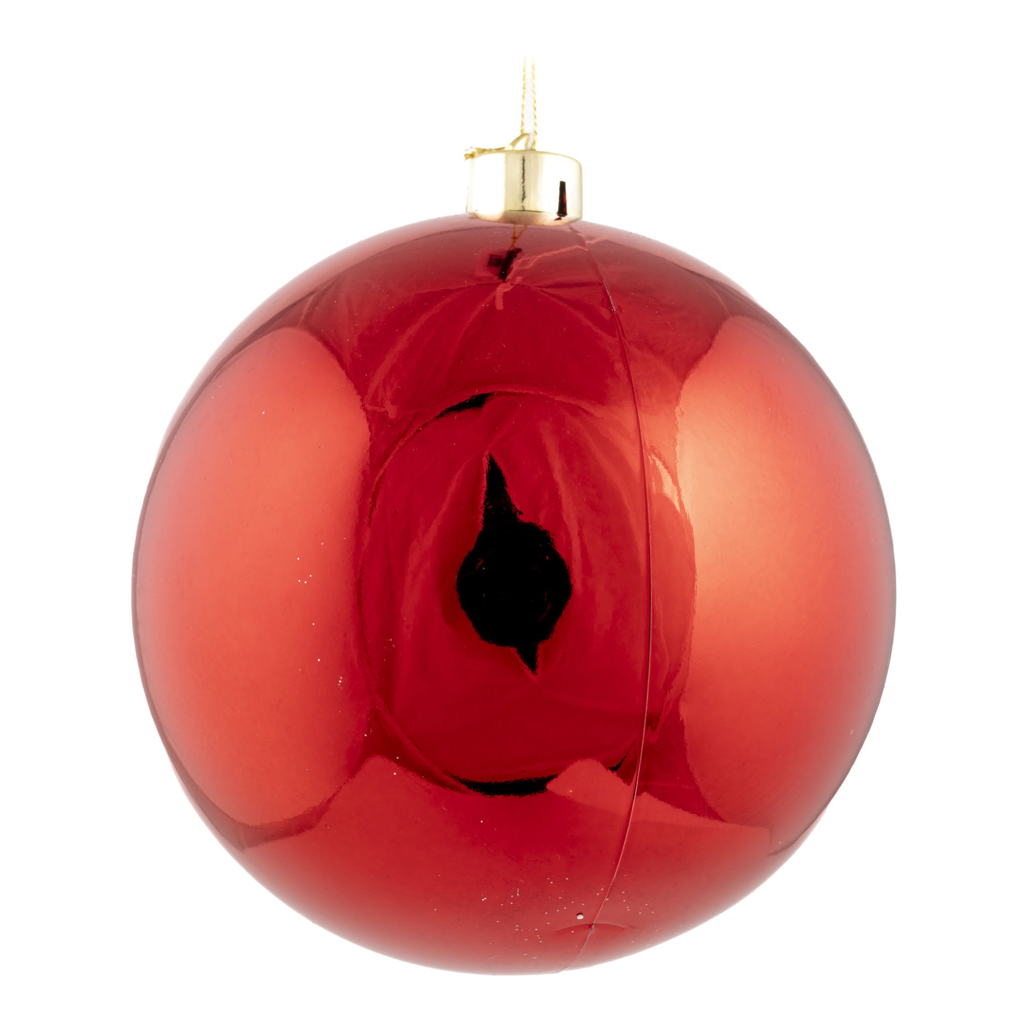 15cm Shiny Red Ball - Seasonal Decor