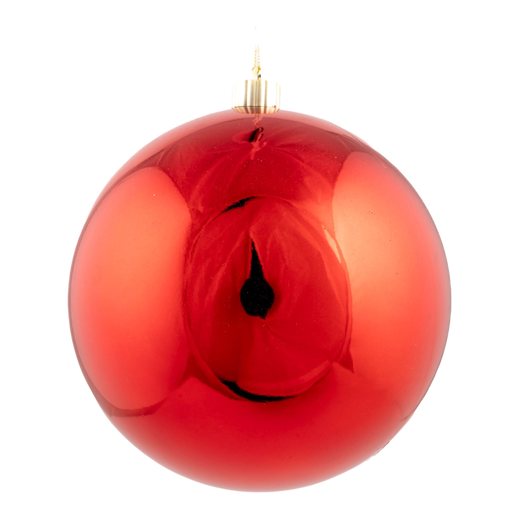 20cm Shiny Red Ball - Seasonal Decor