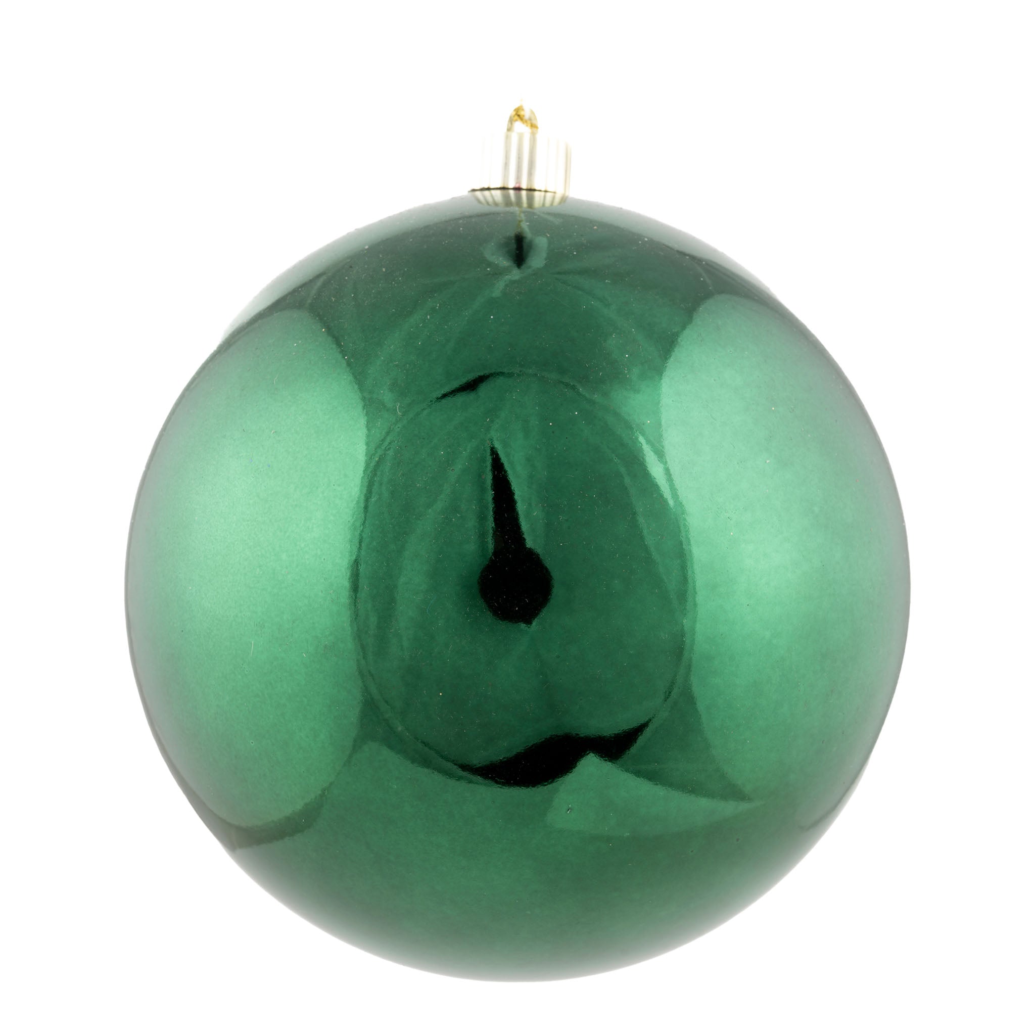 20cm Shiny Green Ball - Seasonal Decor