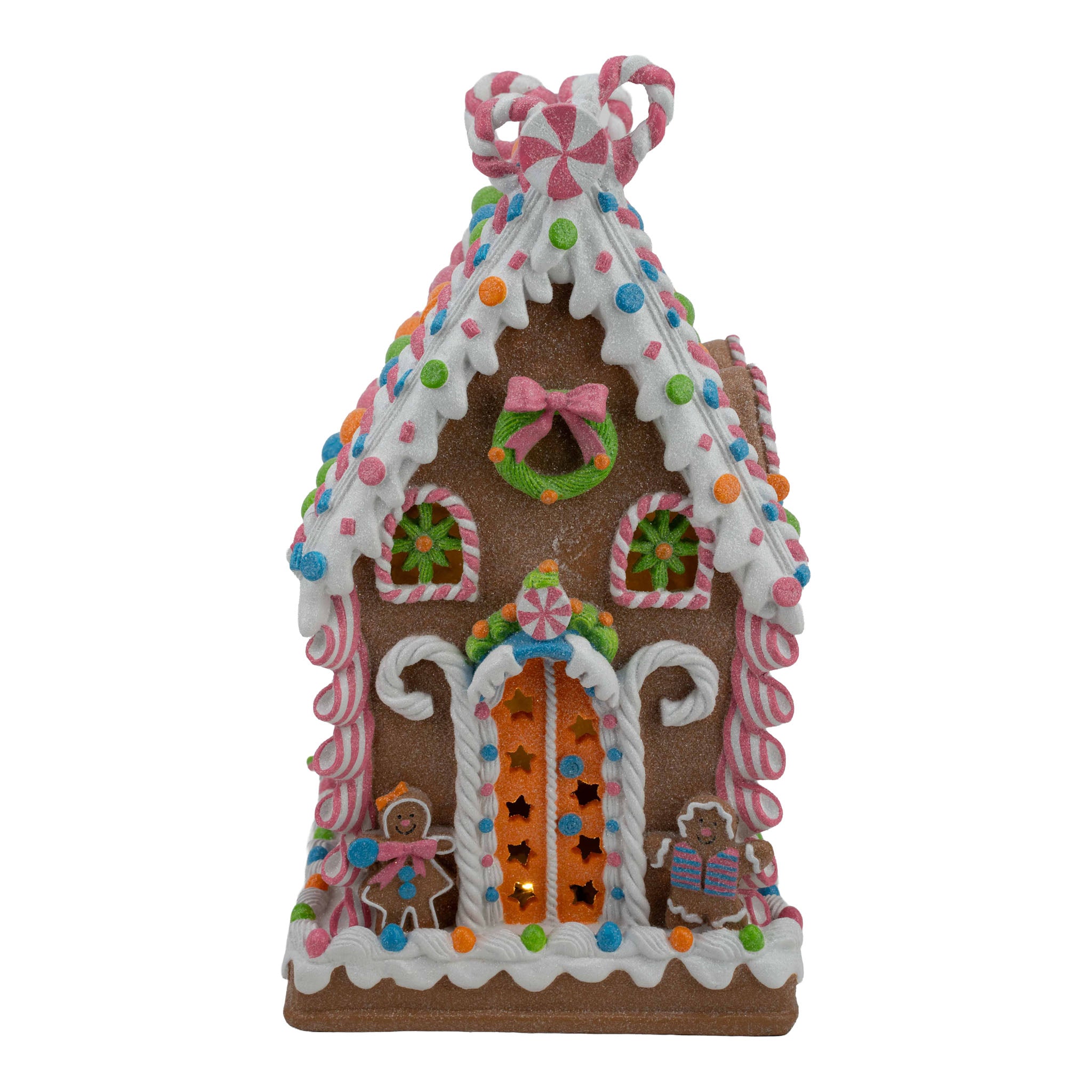 37cm Gingerbread Candy LED House - Seasonal Decor