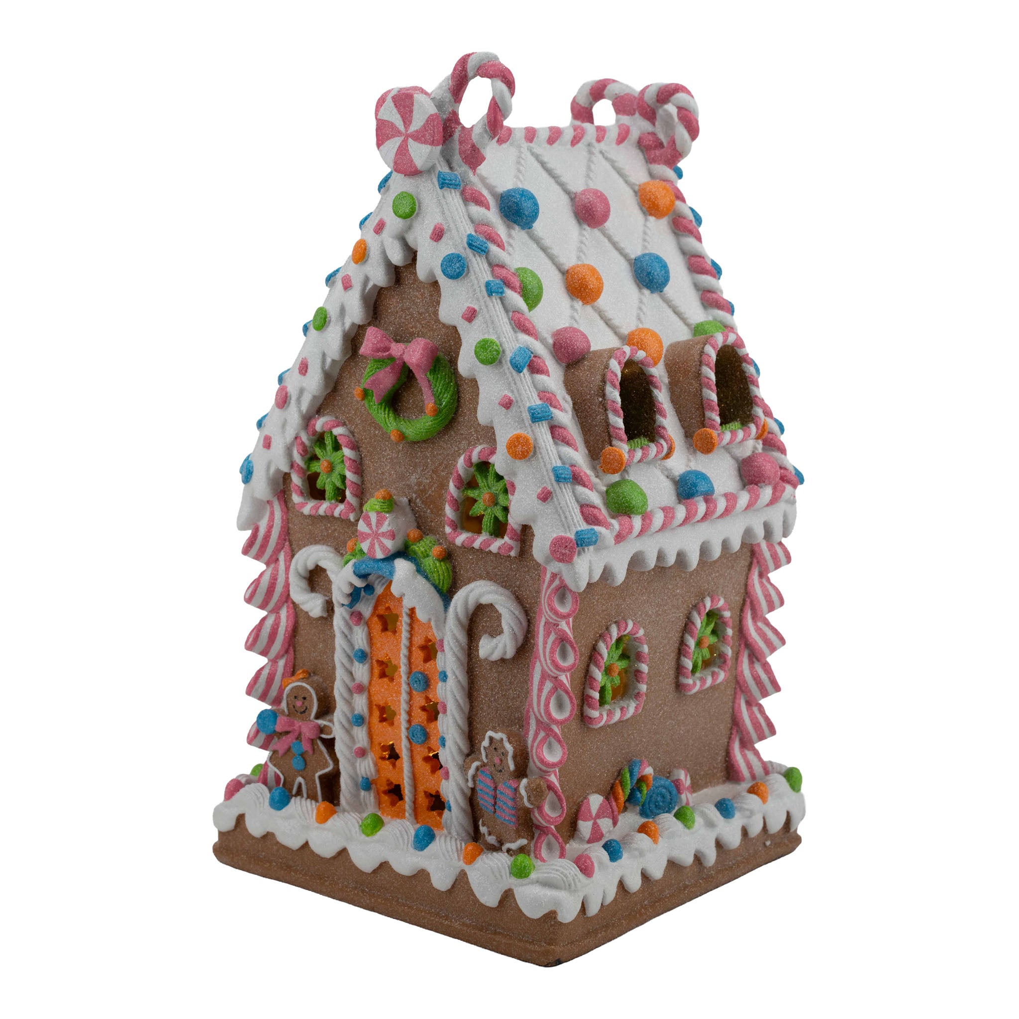 37cm Gingerbread Candy LED House - Seasonal Decor