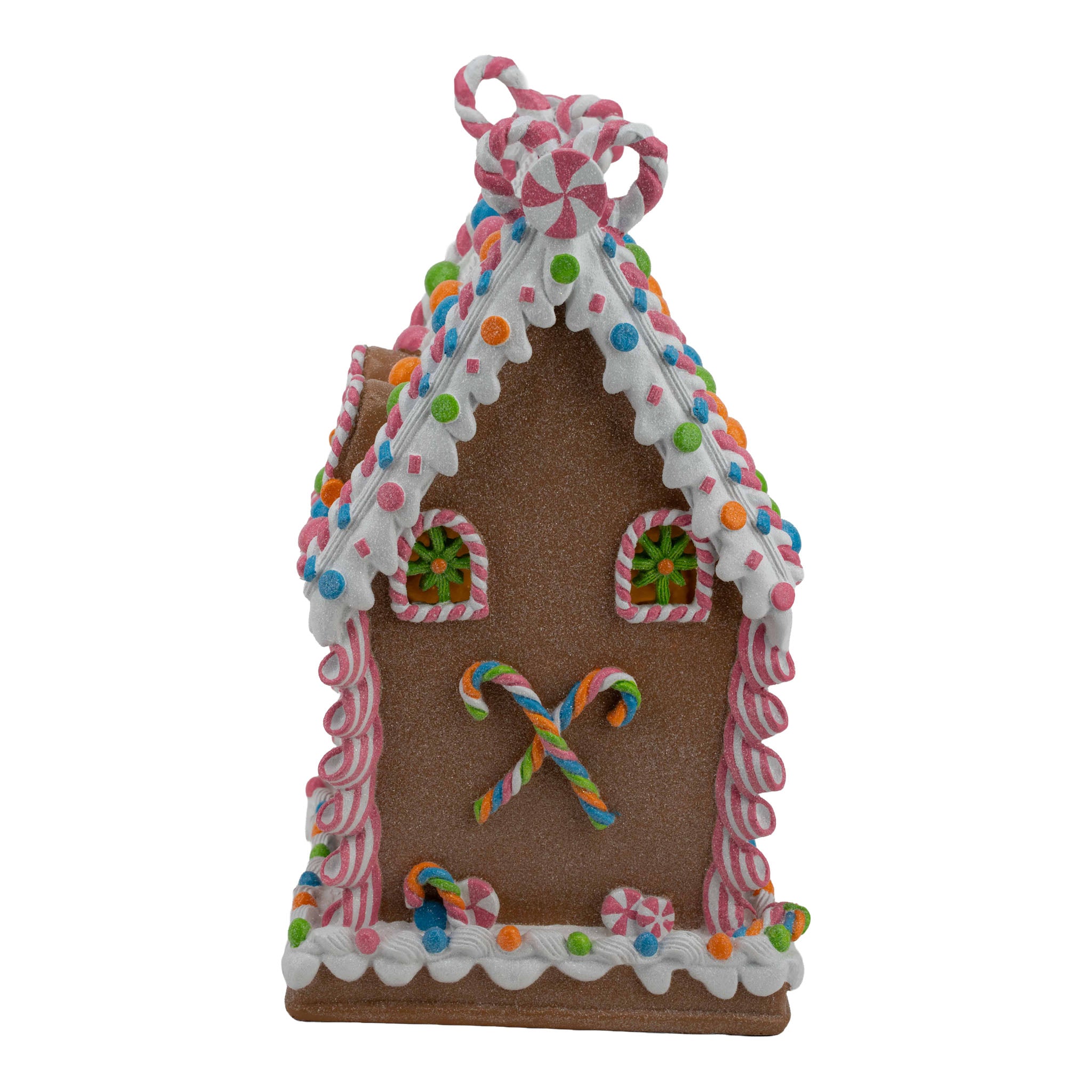 37cm Gingerbread Candy LED House - Seasonal Decor