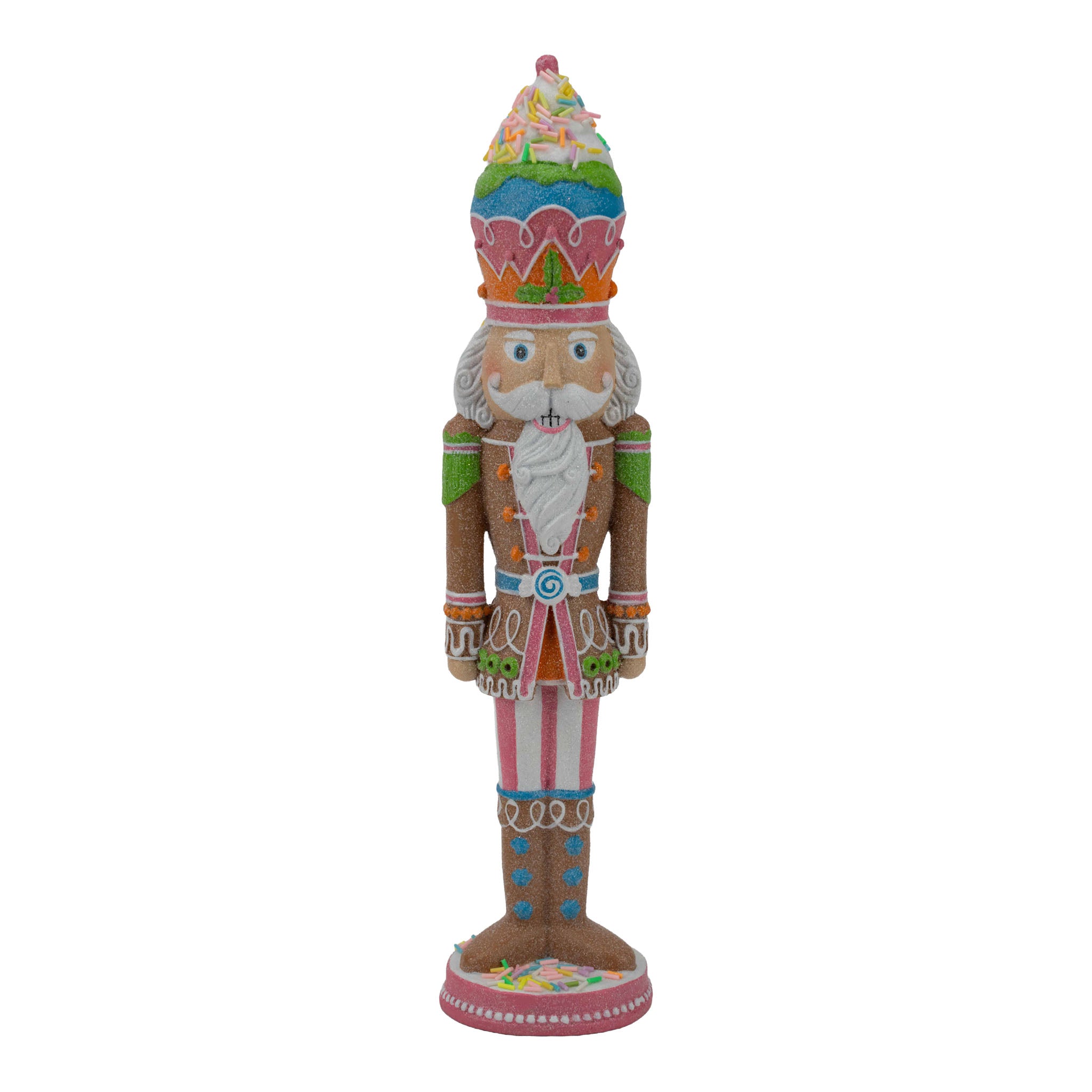 37cm Gingerbread Candy Nutcracker - Seasonal Decor