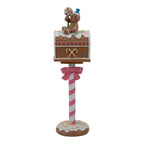 36cm Gingerbread Candy Mail Box - Seasonal Decor