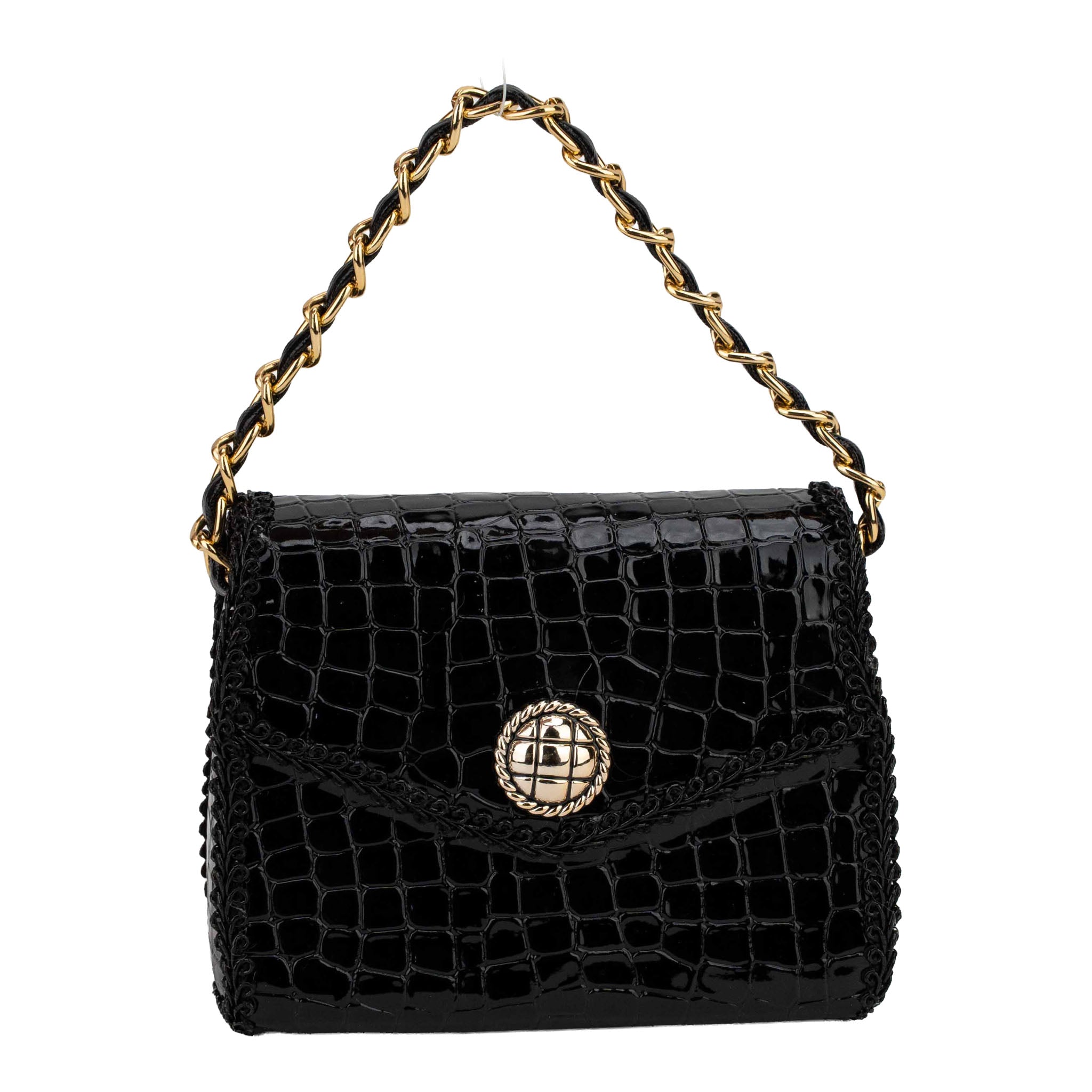 12cm Black Handbag Hanging - Seasonal Decor
