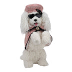 34cm Poodle Pink Cape - Seasonal Decor