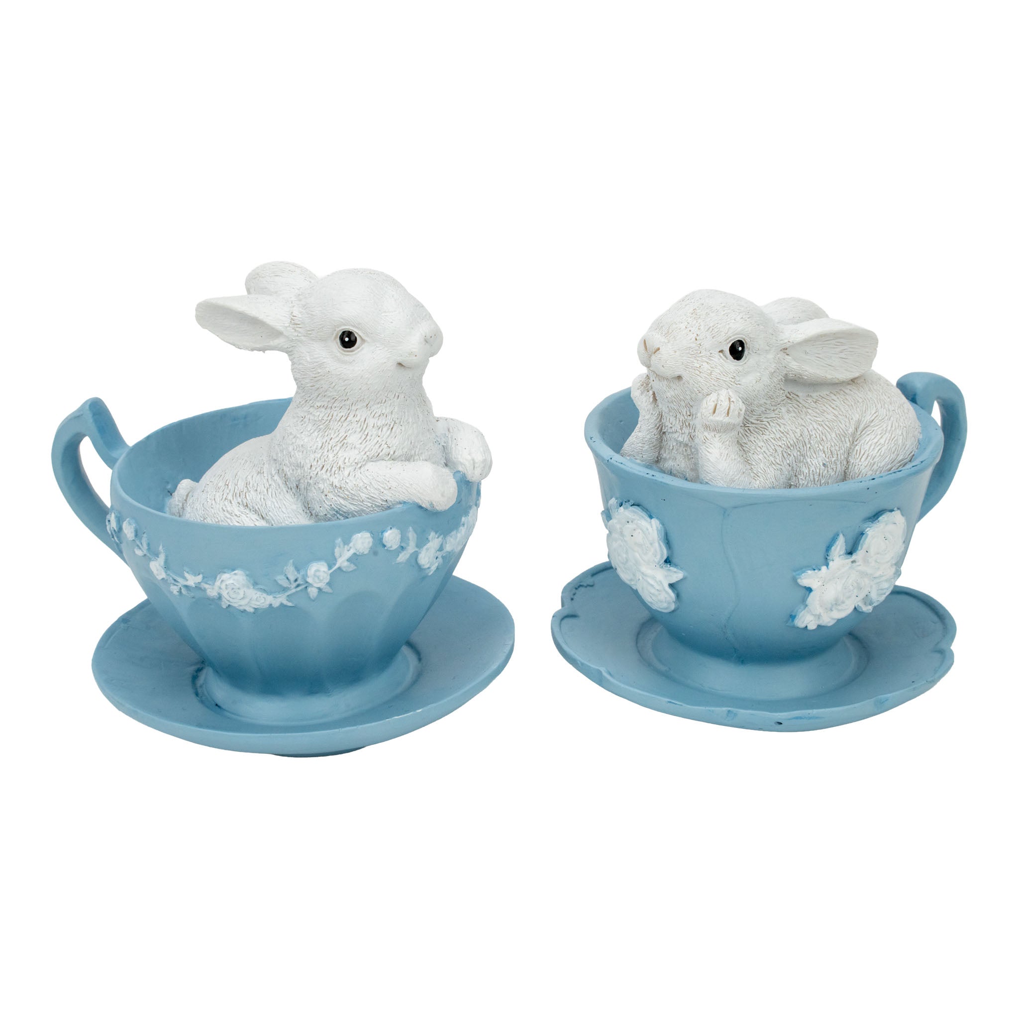Skye Blue Tea Cups Assorted - Seasonal Decor