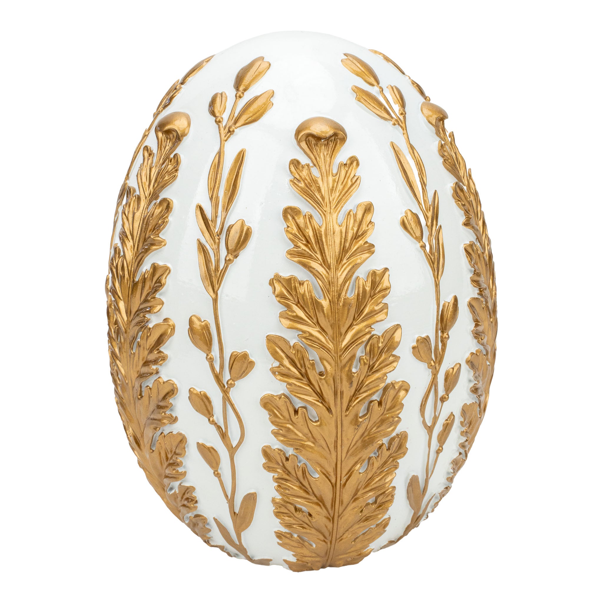 25cm Golden Ivory Egg - Seasonal Decor