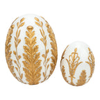 25cm Golden Ivory Egg - Seasonal Decor