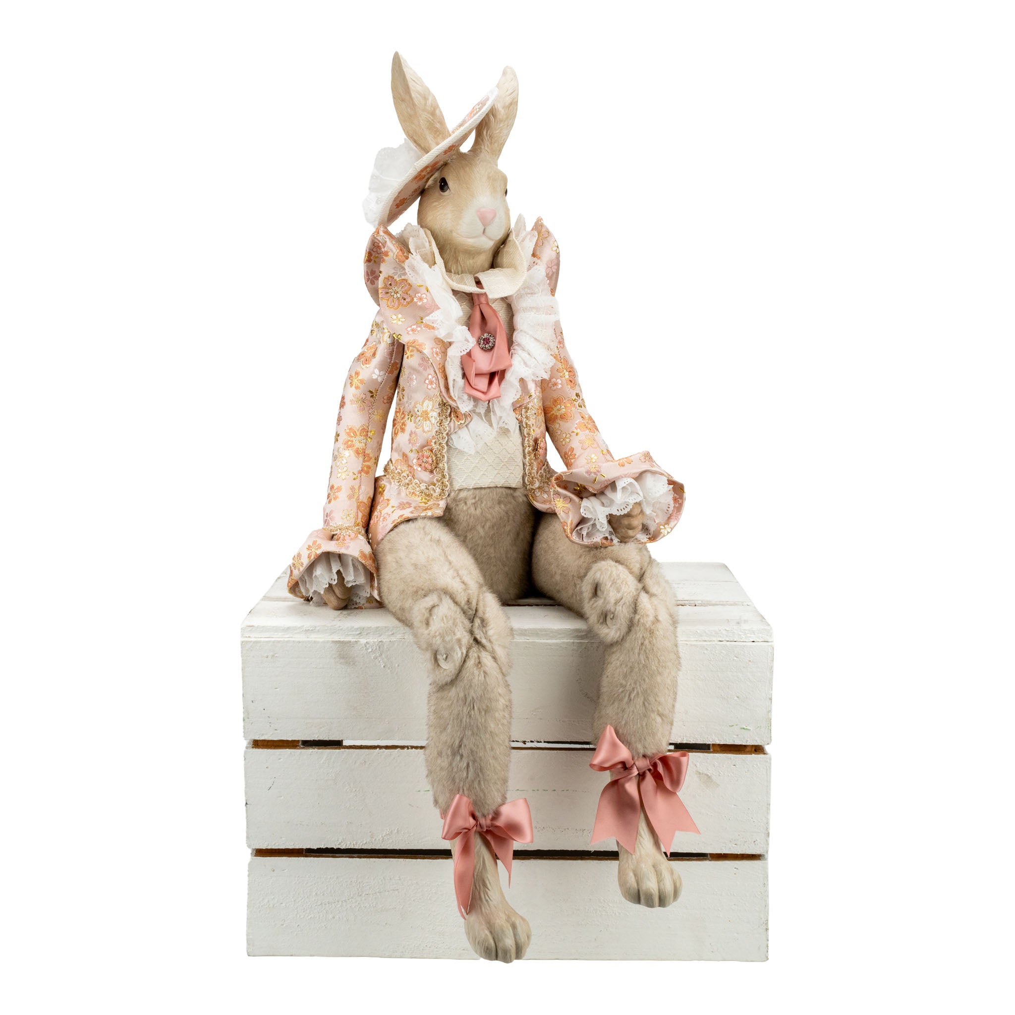 84cm Sitting Jasmine Rabbit - Seasonal Decor