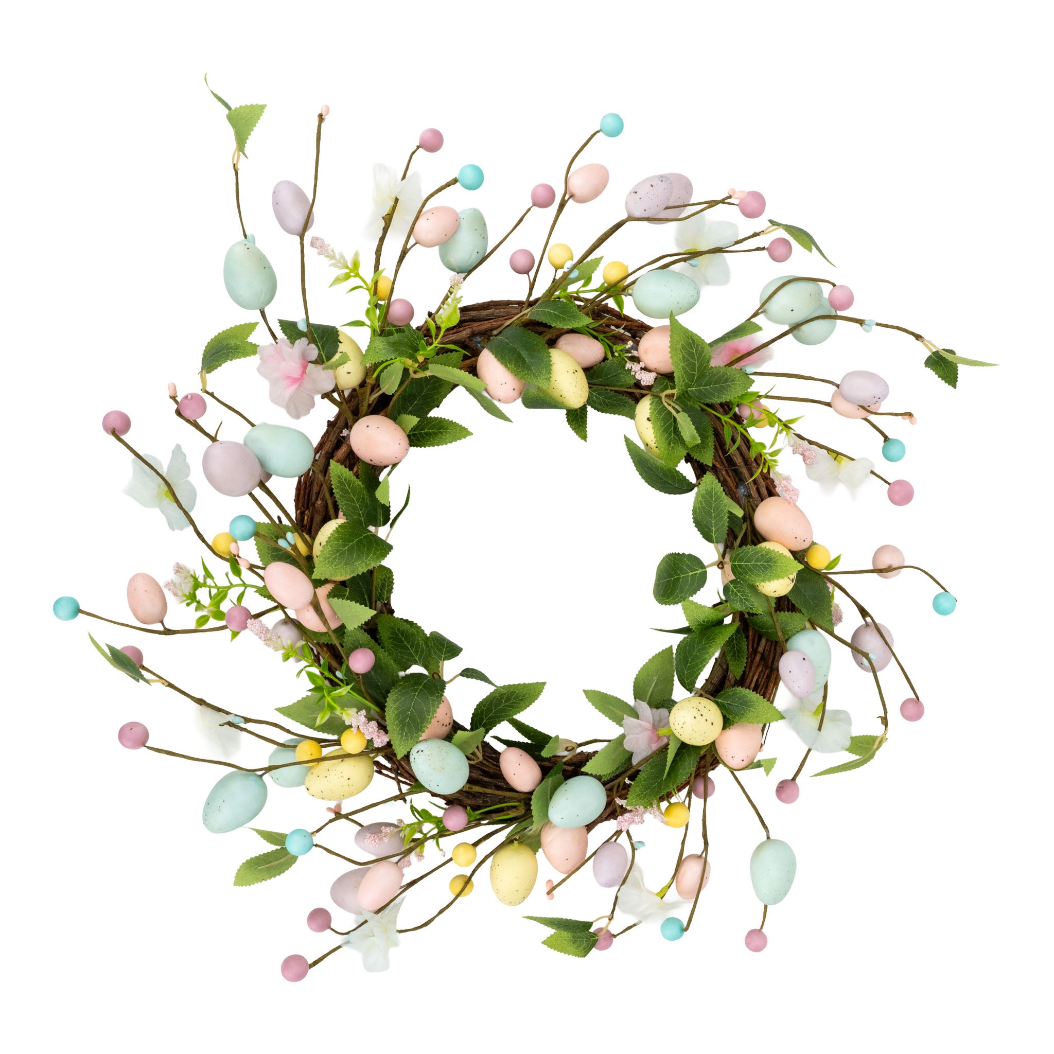 45cm Easter Egg Wreath - Seasonal Decor