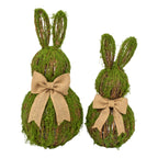70cm Flocked Sitting Rabbit - Seasonal Decor
