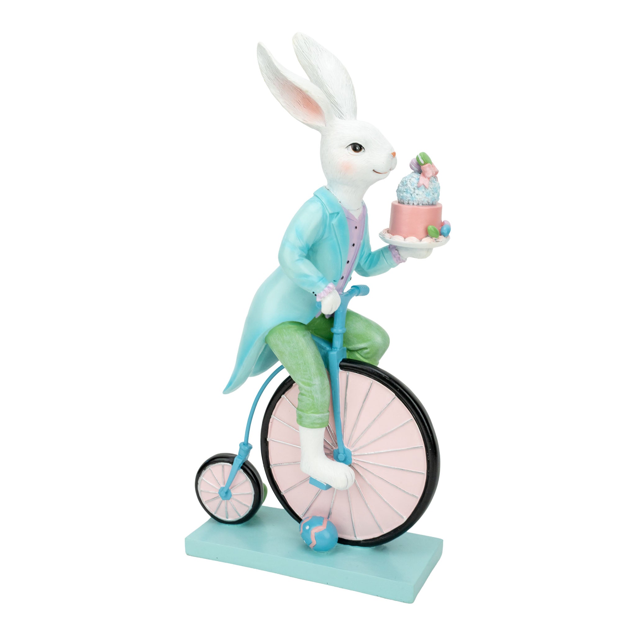 Sweet Bunny on Bicycle - Seasonal Decor