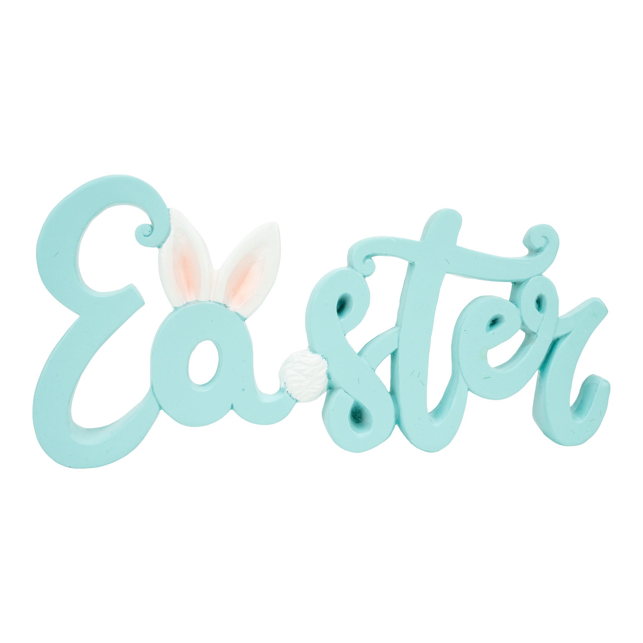 Blue Bunny Easter Sign - Seasonal Decor