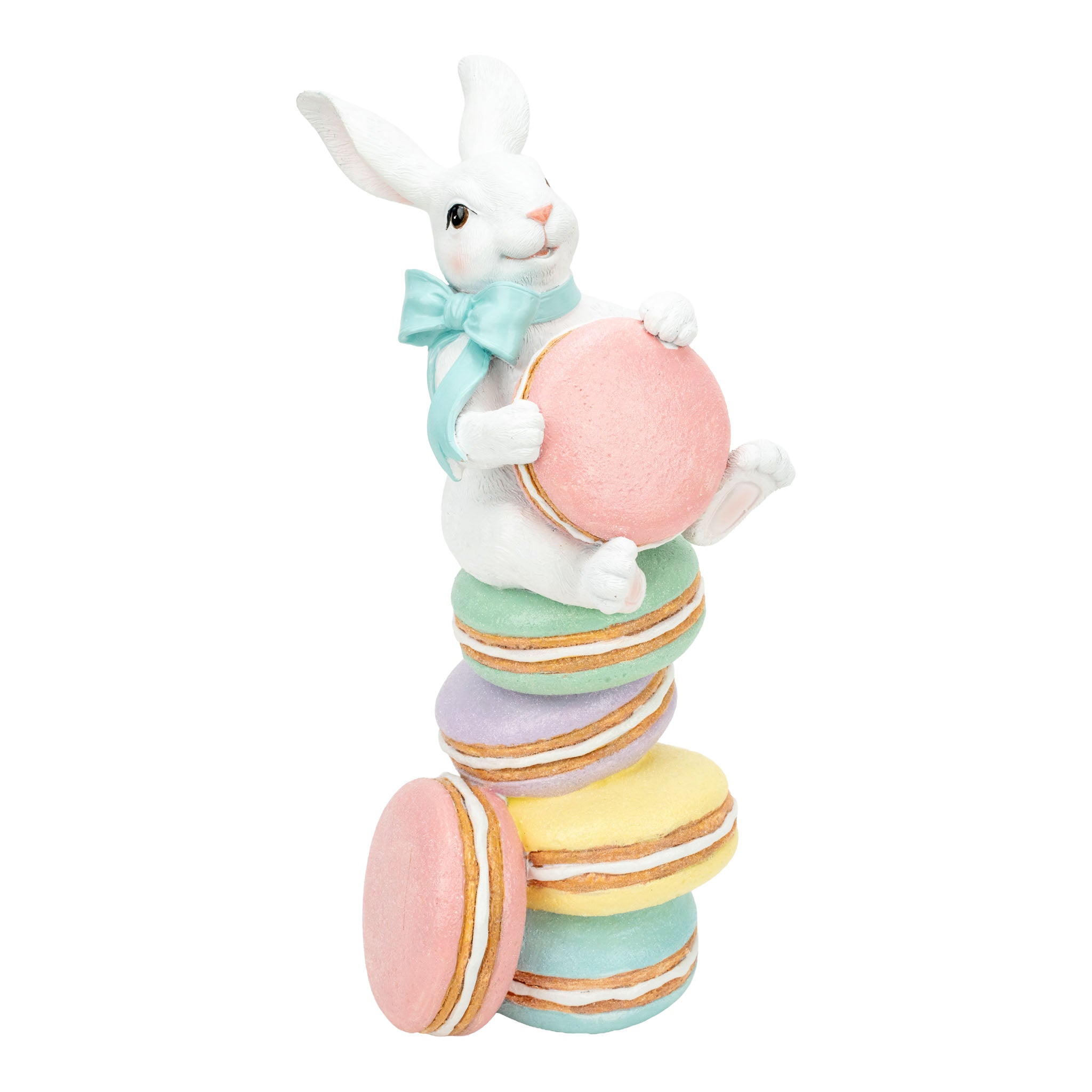 37.5cm Sweet Bunny on Macarons - Seasonal Decor