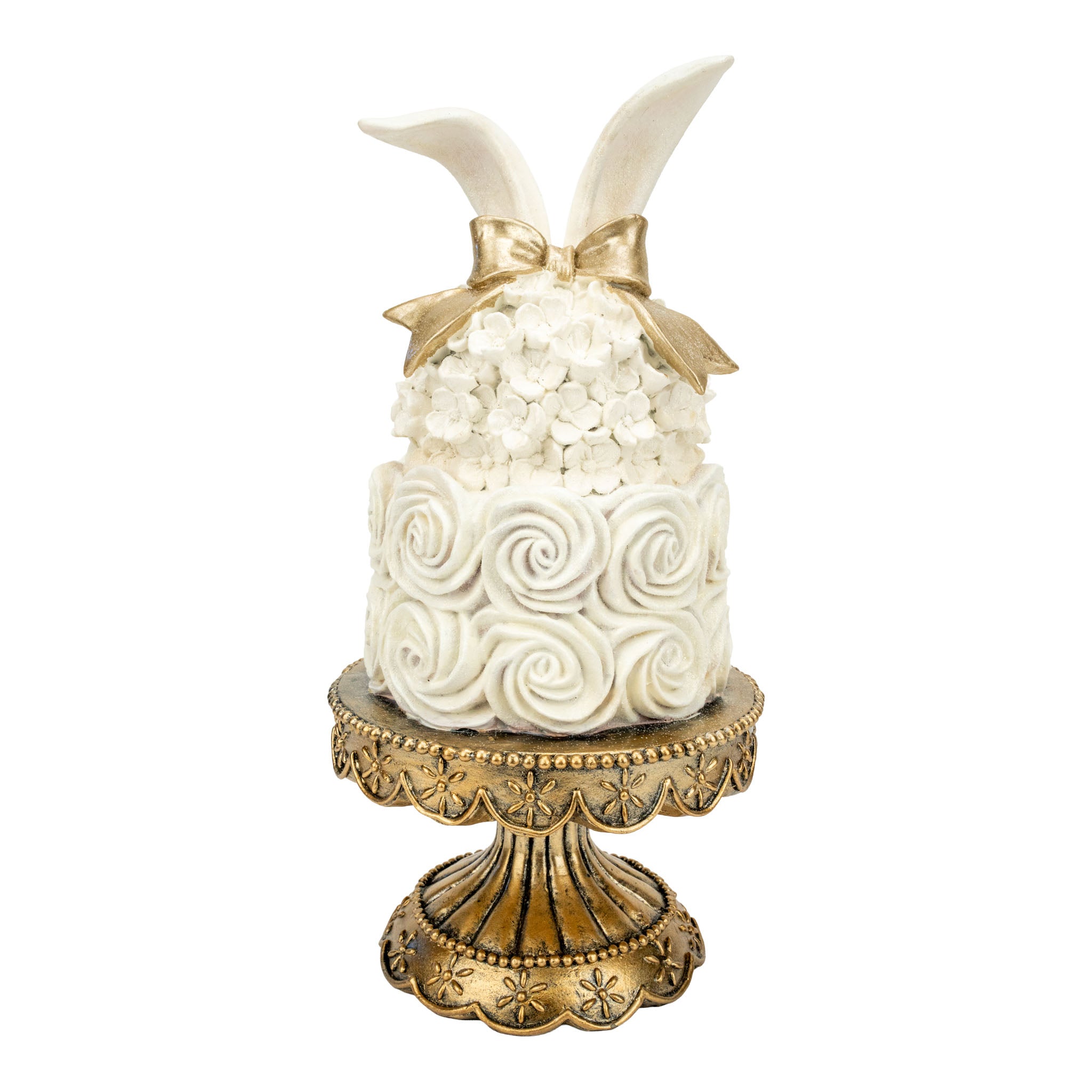 35cm Elegant 2 Tier Bunny Ear Cake - Seasonal Decor