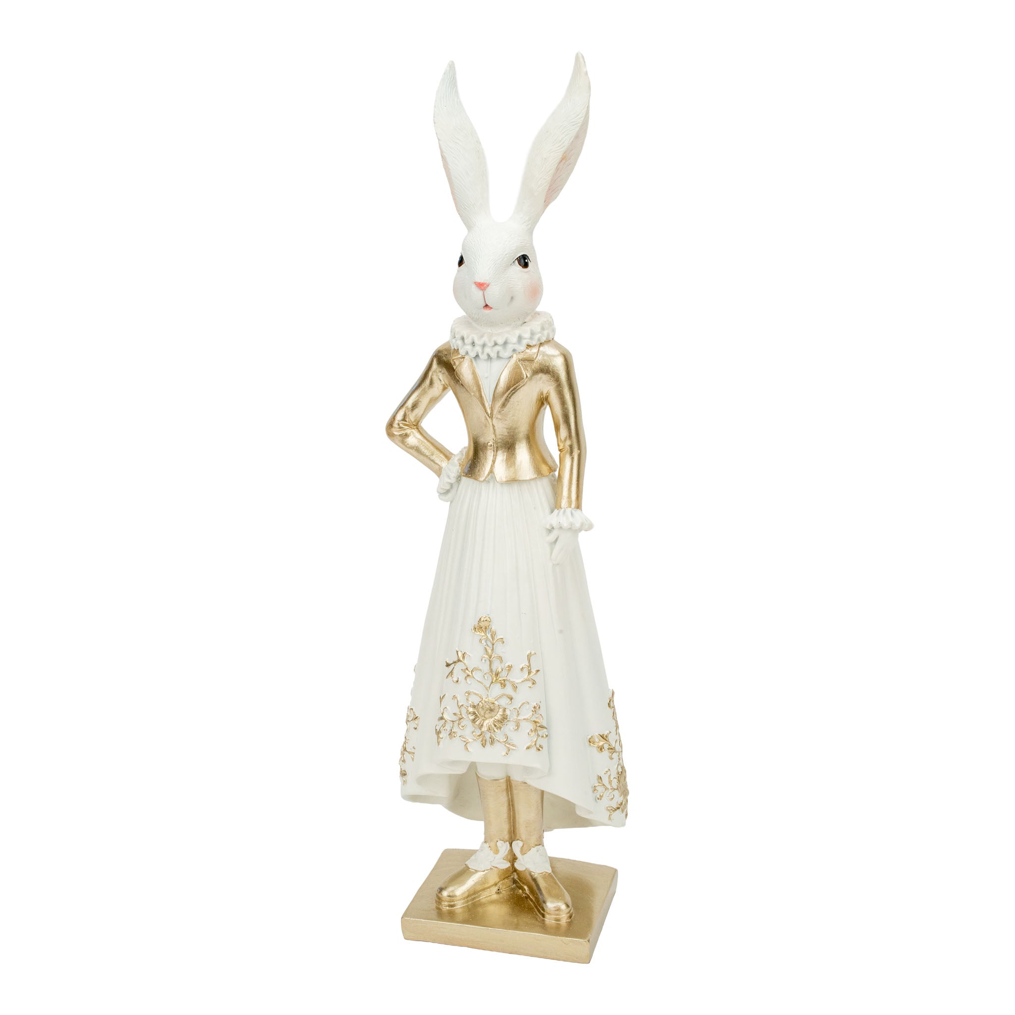 Elegant Mrs Bunny Standing - Seasonal Decor