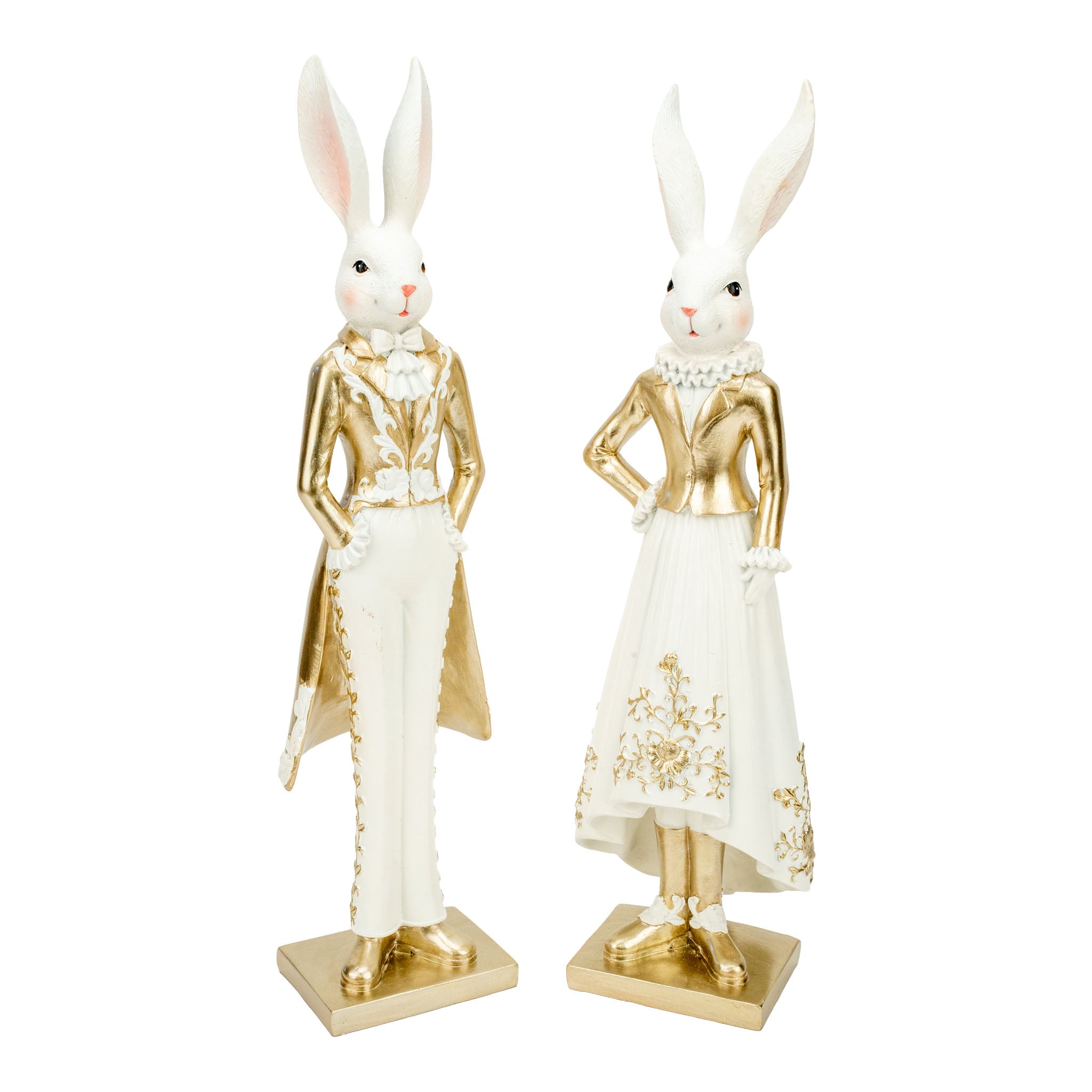 Elegant Mrs Bunny Standing - Seasonal Decor